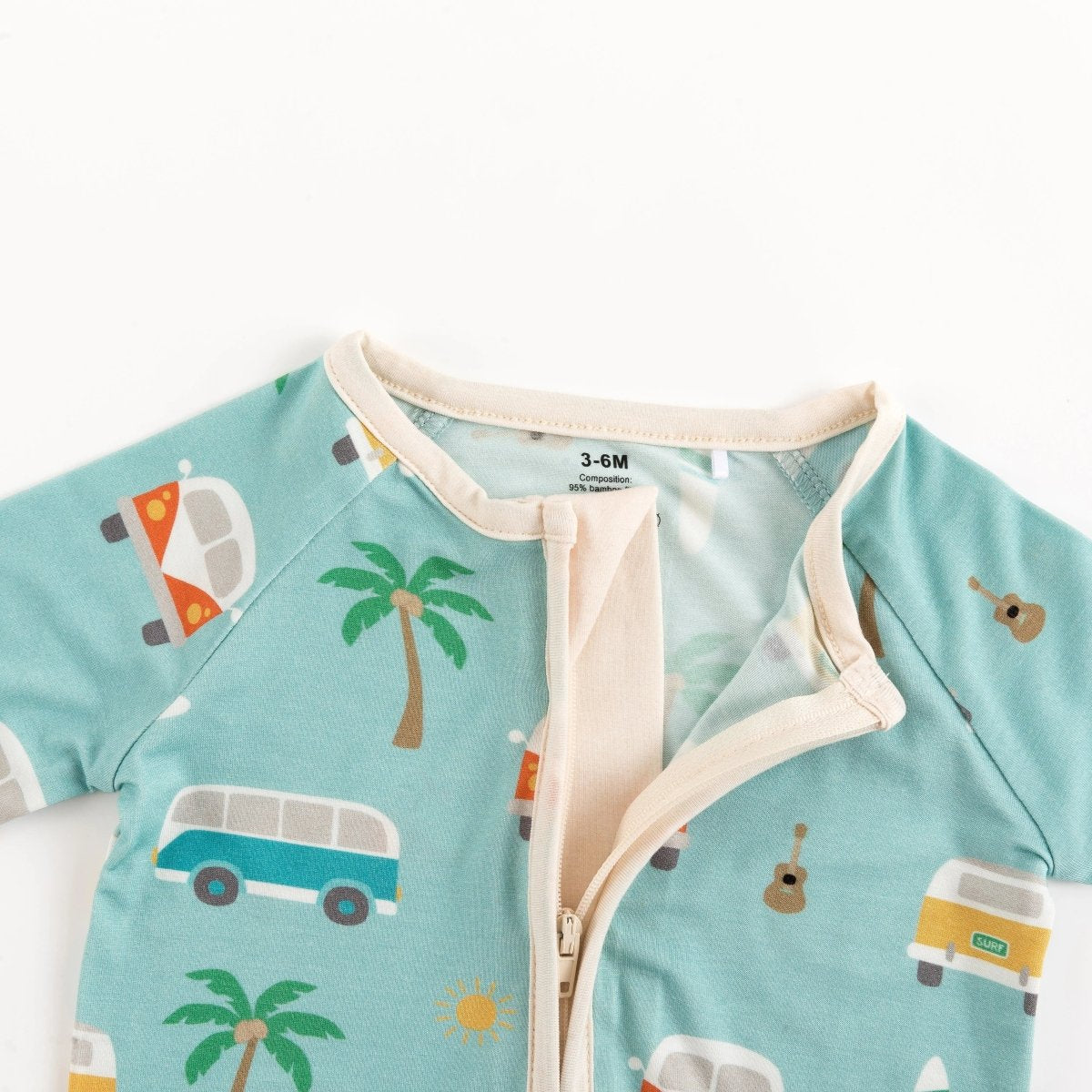 Dreamlet Coastal Cruising Convertible Zip Footies Baby Sleepwear - Everetts Place Boutique -