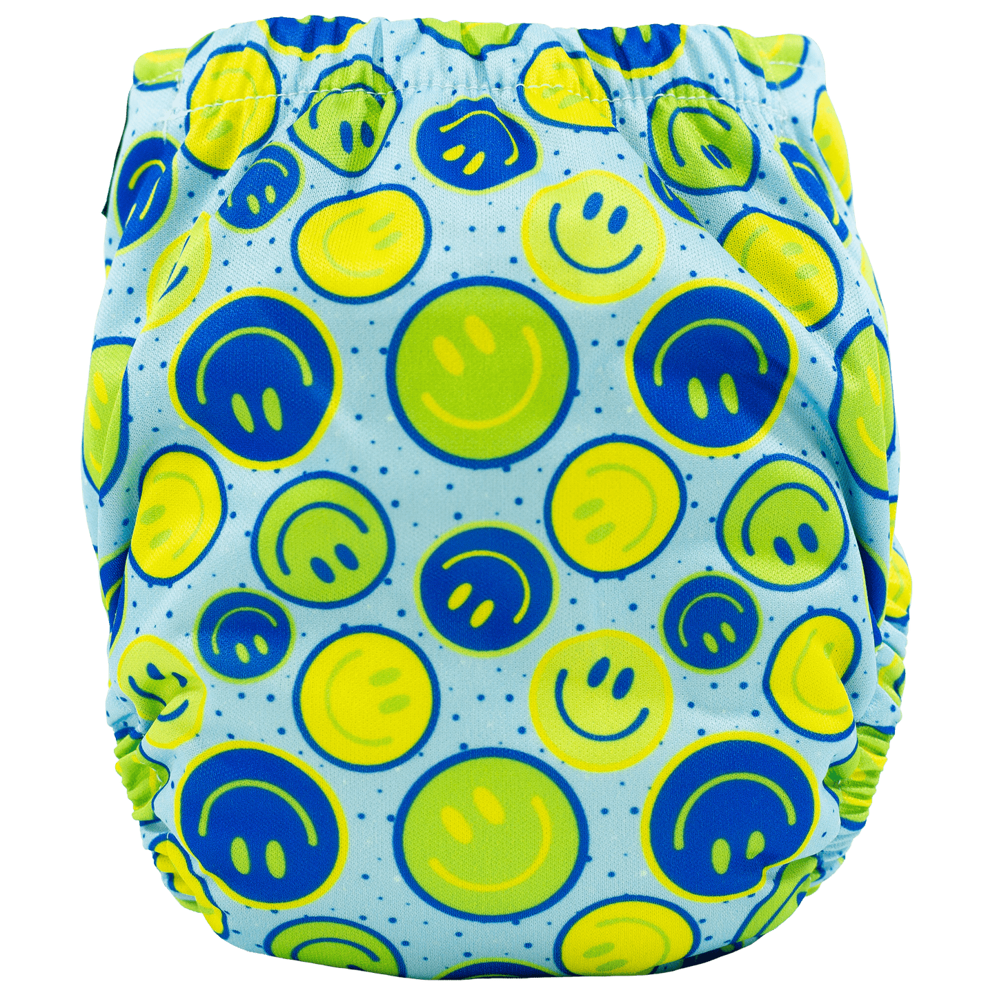 Colored AWJ Tiny Tushies Newborn AIO Cloth Diaper with Pocket Opening for Babies 5 to 20 Pounds Texas Tushies