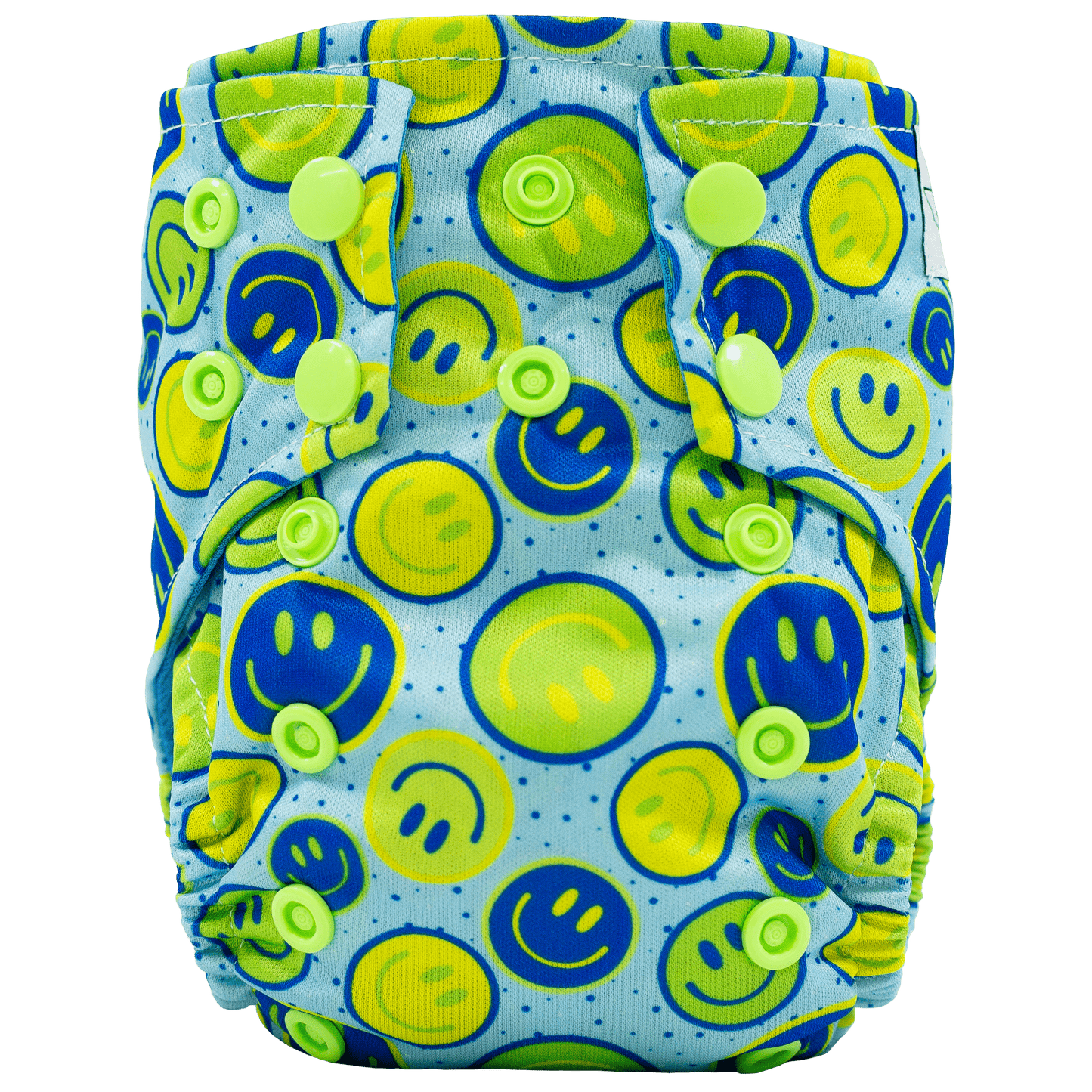 Colored AWJ Tiny Tushies Newborn AIO Cloth Diaper with Pocket Opening for Babies 5 to 20 Pounds Texas Tushies