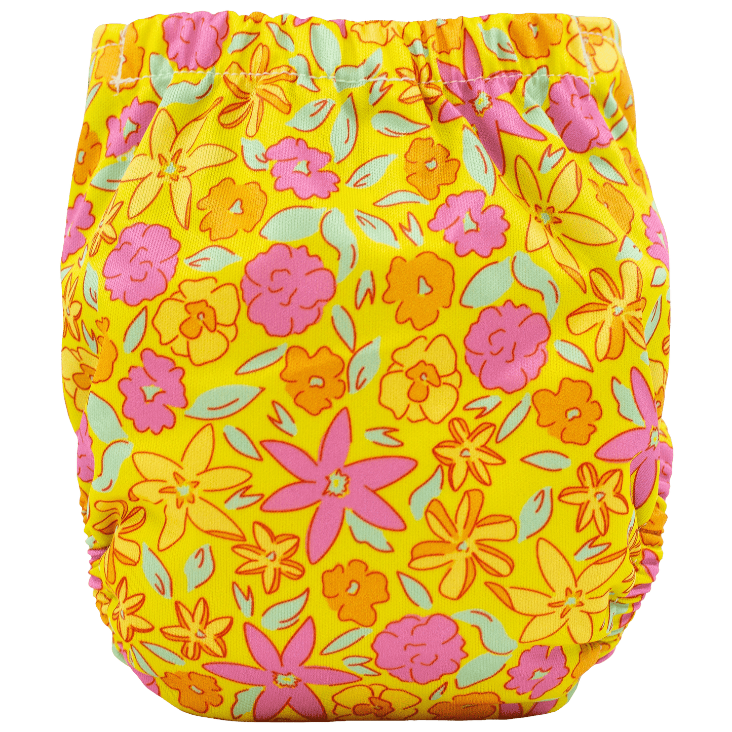 Colored AWJ Tiny Tushies Newborn AIO Cloth Diaper with Pocket Opening for Babies 5 to 20 Pounds Texas Tushies