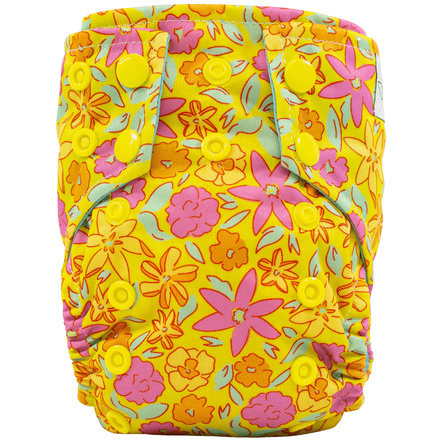 Colored AWJ Tiny Tushies Newborn AIO Cloth Diaper with Pocket Opening for Babies 5 to 20 Pounds Texas Tushies