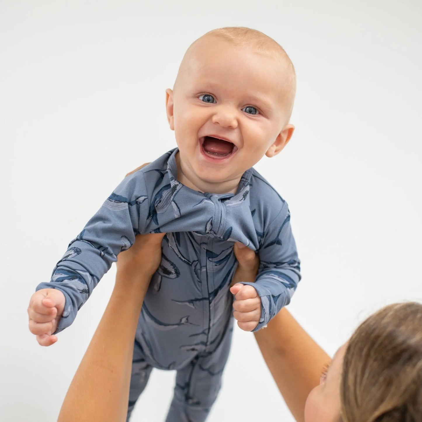 Convertible Baby Romper with Two Way Zip and Fold Over Legs for Easy Changing Sweet Bamboo