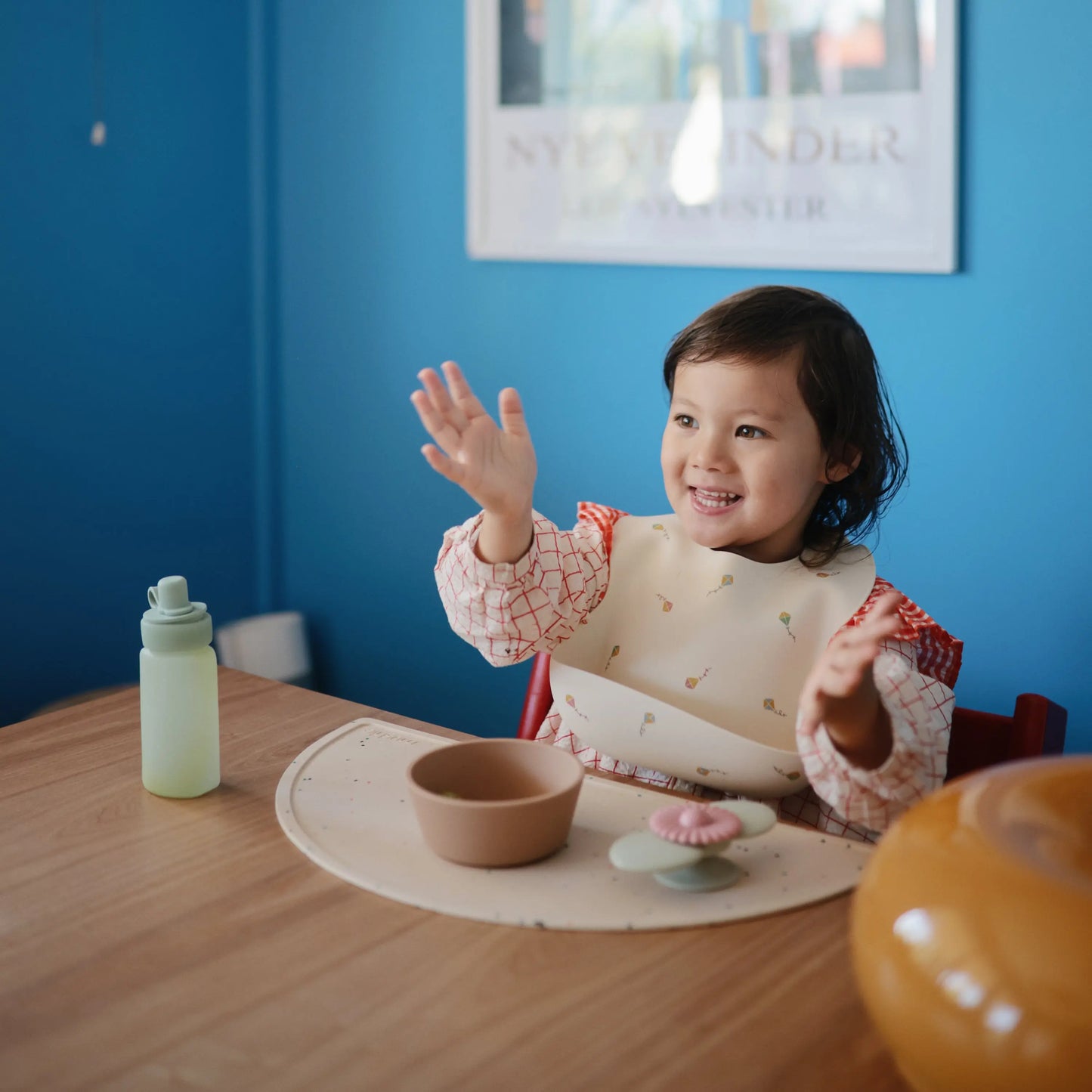 Silicone Placemat for Kids Durable and Easy to Clean Food Grade Silicone Stylish Design Mushie