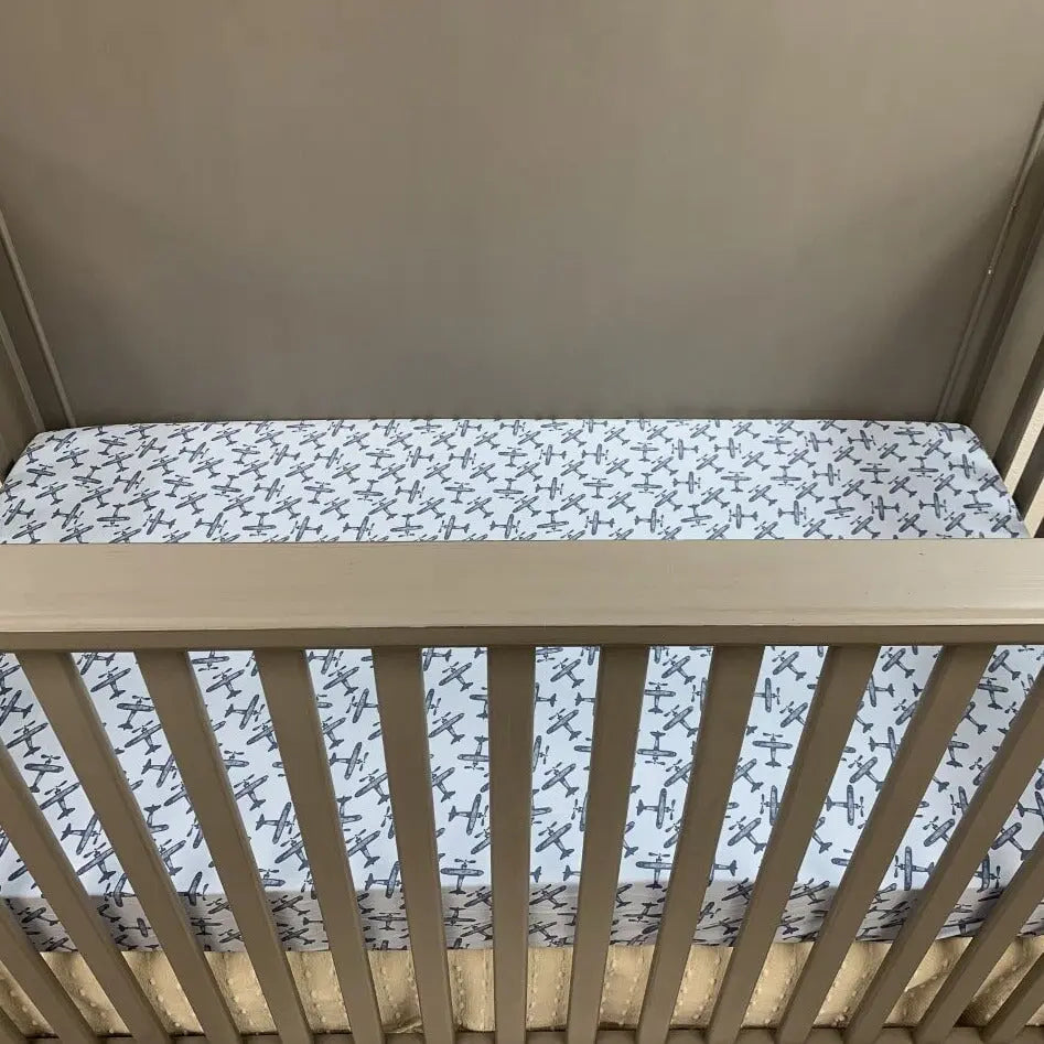 Hypoallergenic Crib Sheet Non Slip Fitted Mattress Cover With Wicking And Anti Bacterial Properties Sweet Bamboo