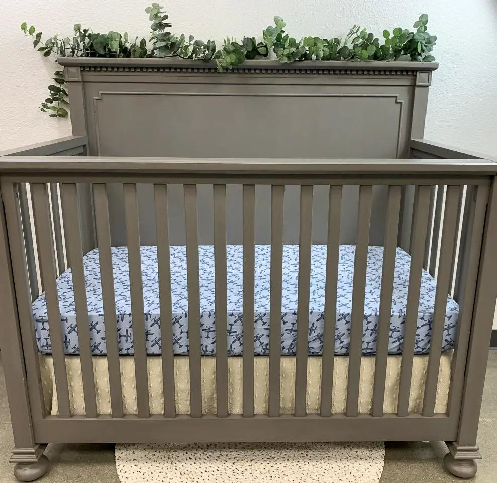 Hypoallergenic Crib Sheet Non Slip Fitted Mattress Cover With Wicking And Anti Bacterial Properties Sweet Bamboo