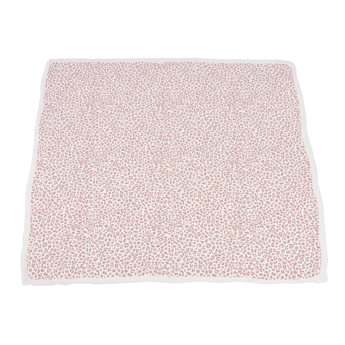 Dancing Flamingo and Little Leopard Newcastle Blanket 100 Percent Natural Bamboo Muslin 47 Inch x 47 Inch Four Layer Soft Breathable Baby Blanket Newcastle Classics