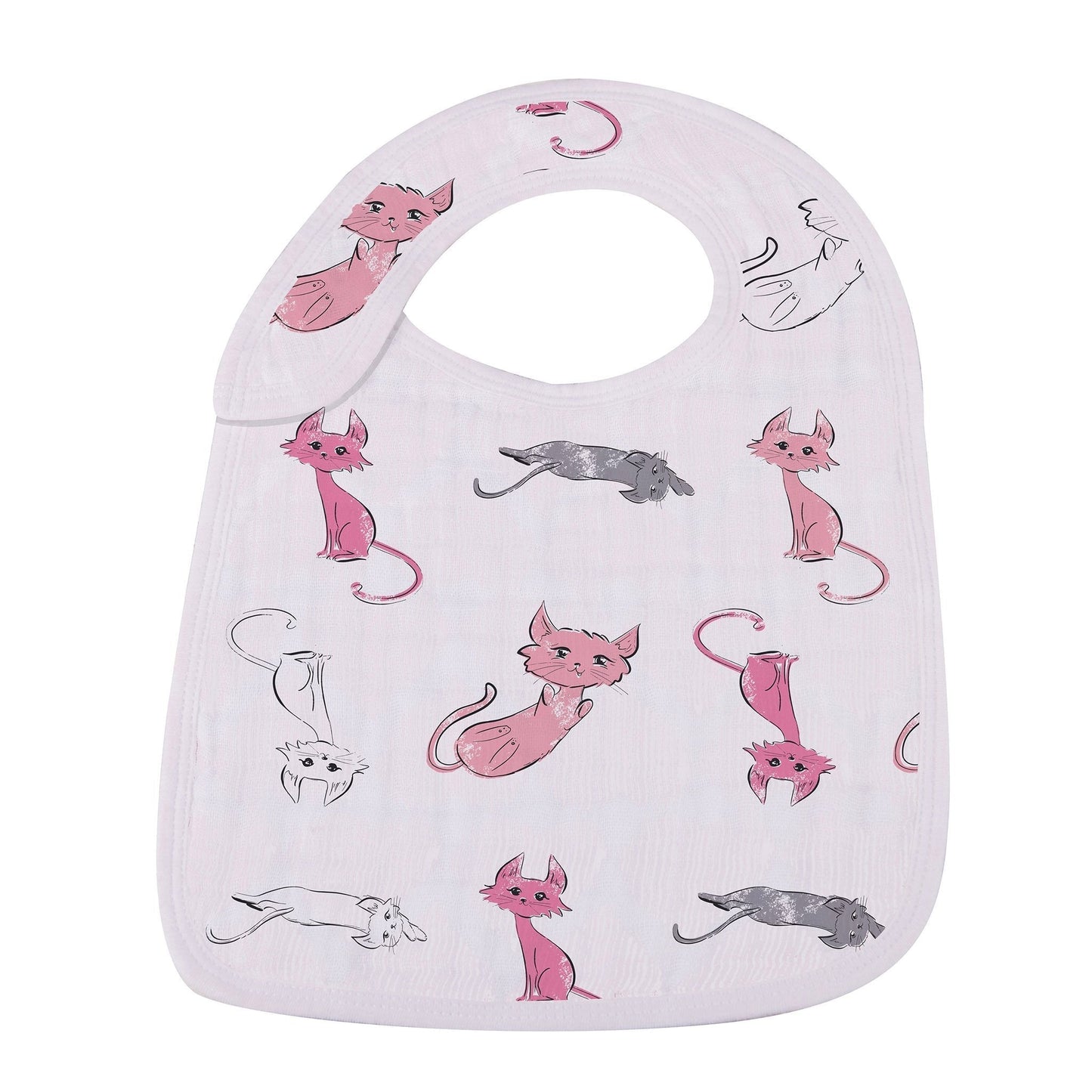 Dandelions Bamboo Muslin Snap Bibs 3 Pack Soft Absorbent Teething Feeding Bibs Newcastle Classics