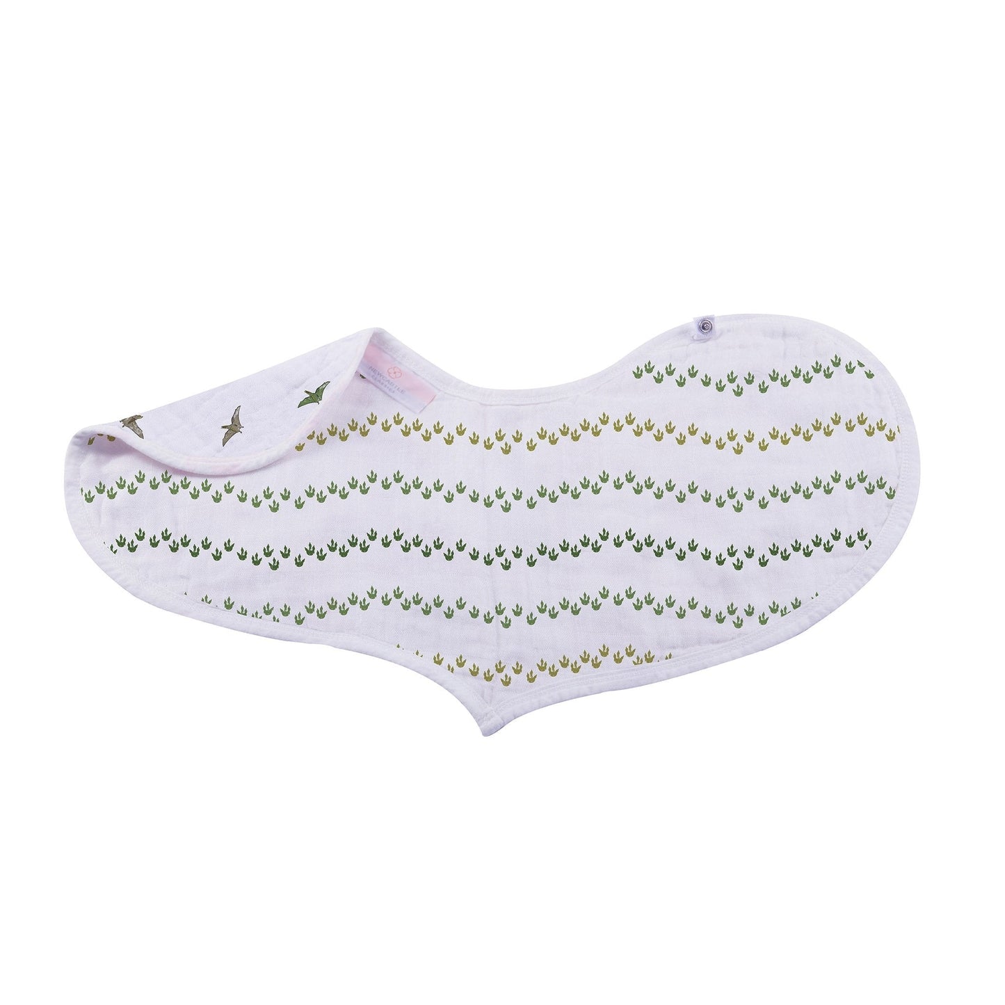 Dino Days Cotton Burp Cloth Bibs 2 Pack Soft Absorbent Natural Muslin Newcastle Classics