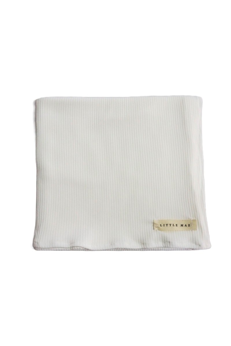 Little Mae & Co Dove Ribbed Stretch Swaddle Baby Blanket For Newborns - Everetts Place Boutique -