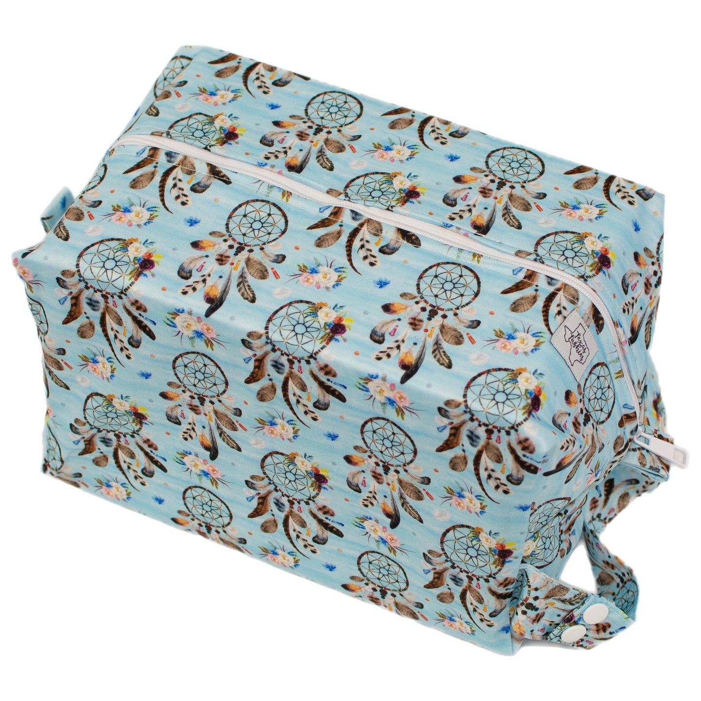 Dreamer Pod Water Resistant Double Lined Diaper Holder for Eight to Ten Stuffed Diapers Texas Tushies