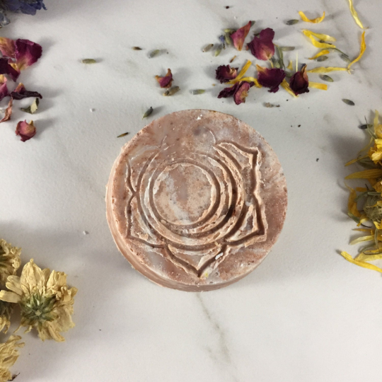 Ylang Ylang Crafted Soap with Jasmine Lavender and Lemon Verbena Enriched with Activated Charcoal and Organic Rose Petals Butter Me Up Organics