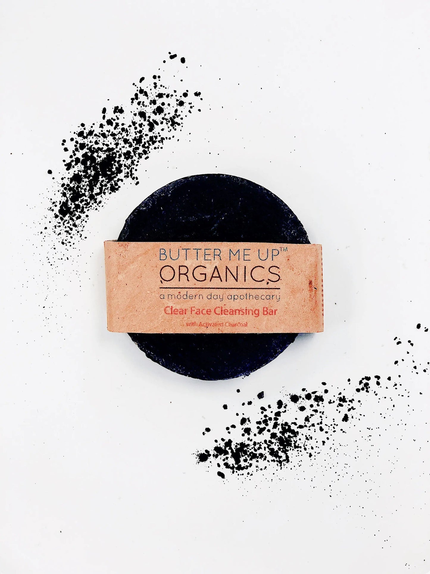 Organic Activated Charcoal Face Wash Soap for Clear and Shiny Skin Butter Me Up Organics