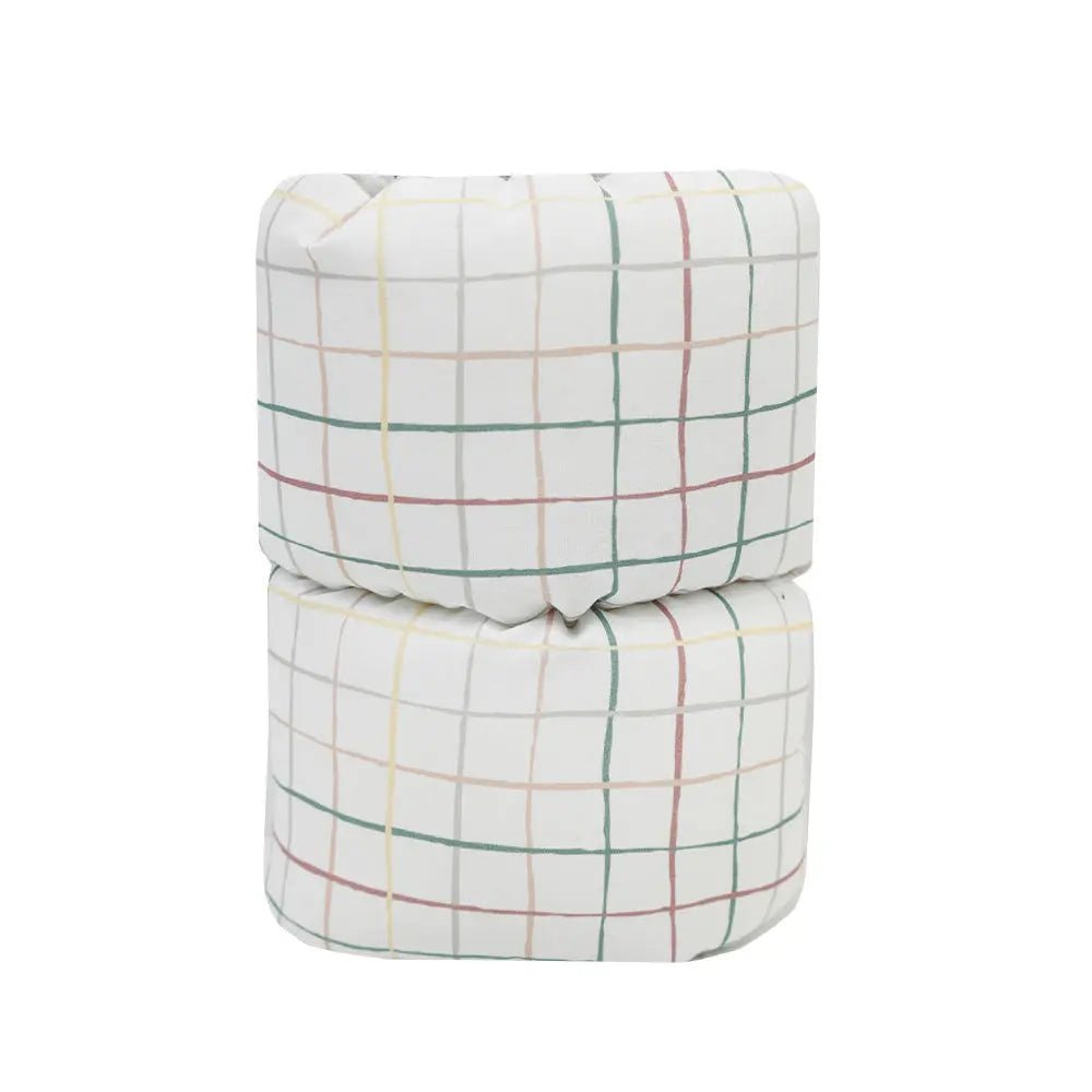 Finn Plaid Comfy Cradle Nursing Arm Pillow for Maximum Relaxation.