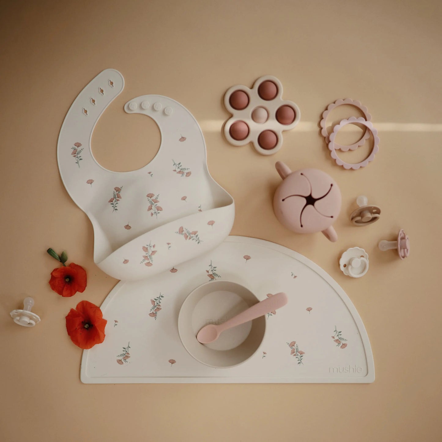 Silicone Placemat for Kids Durable and Easy to Clean Food Grade Silicone Stylish Design Mushie