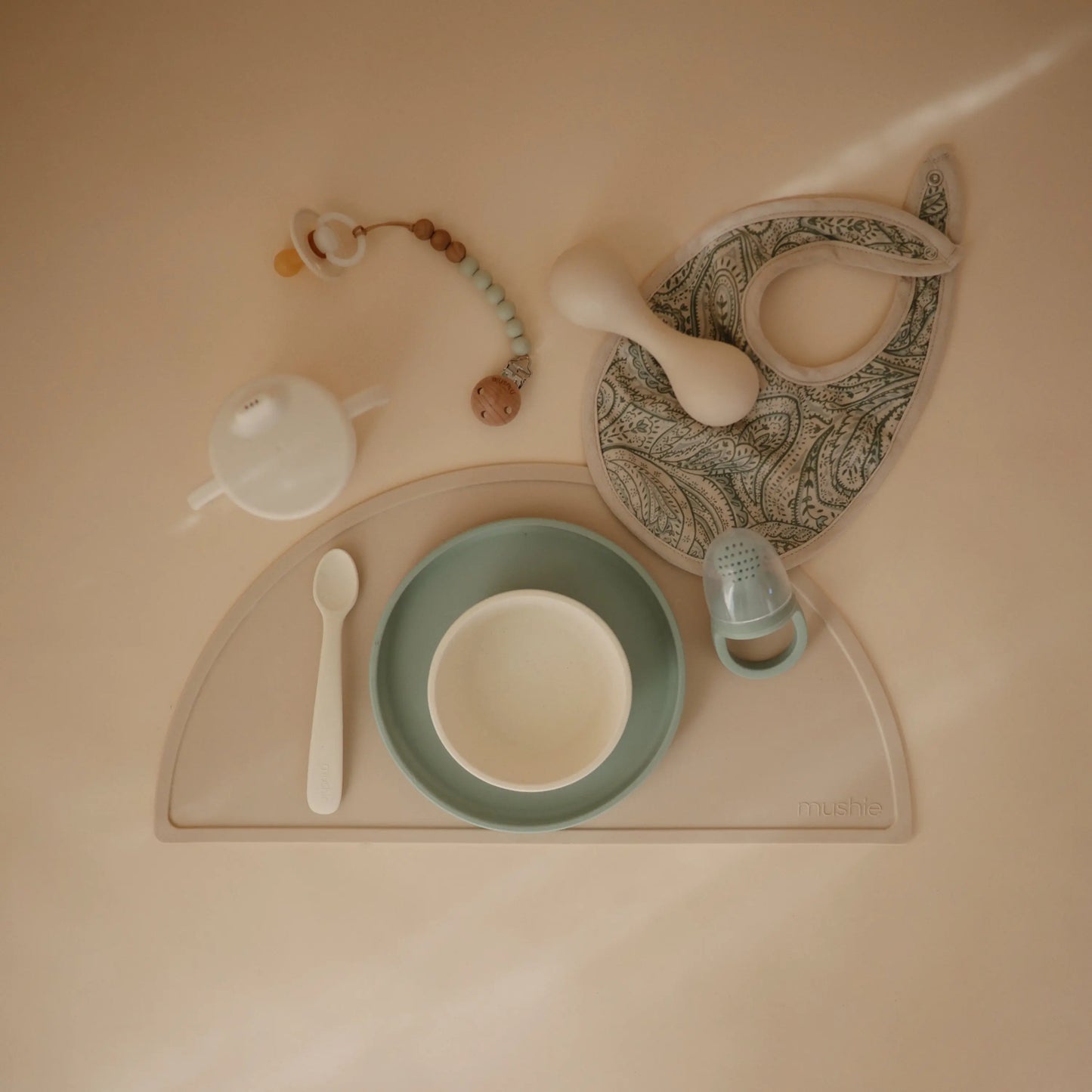 Silicone Placemat for Kids Durable and Easy to Clean Food Grade Silicone Stylish Design Mushie