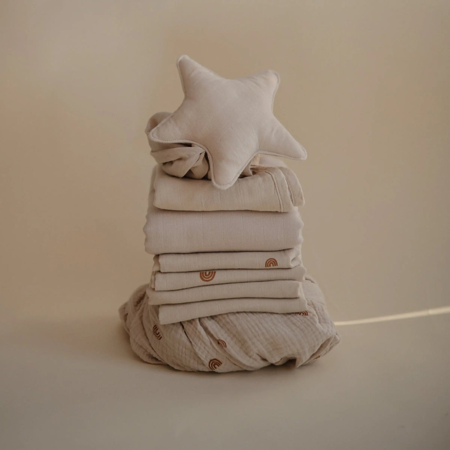 Organic Cotton Muslin Cloths 3 Pack Extra Soft Versatile Nursery Essentials Mushie