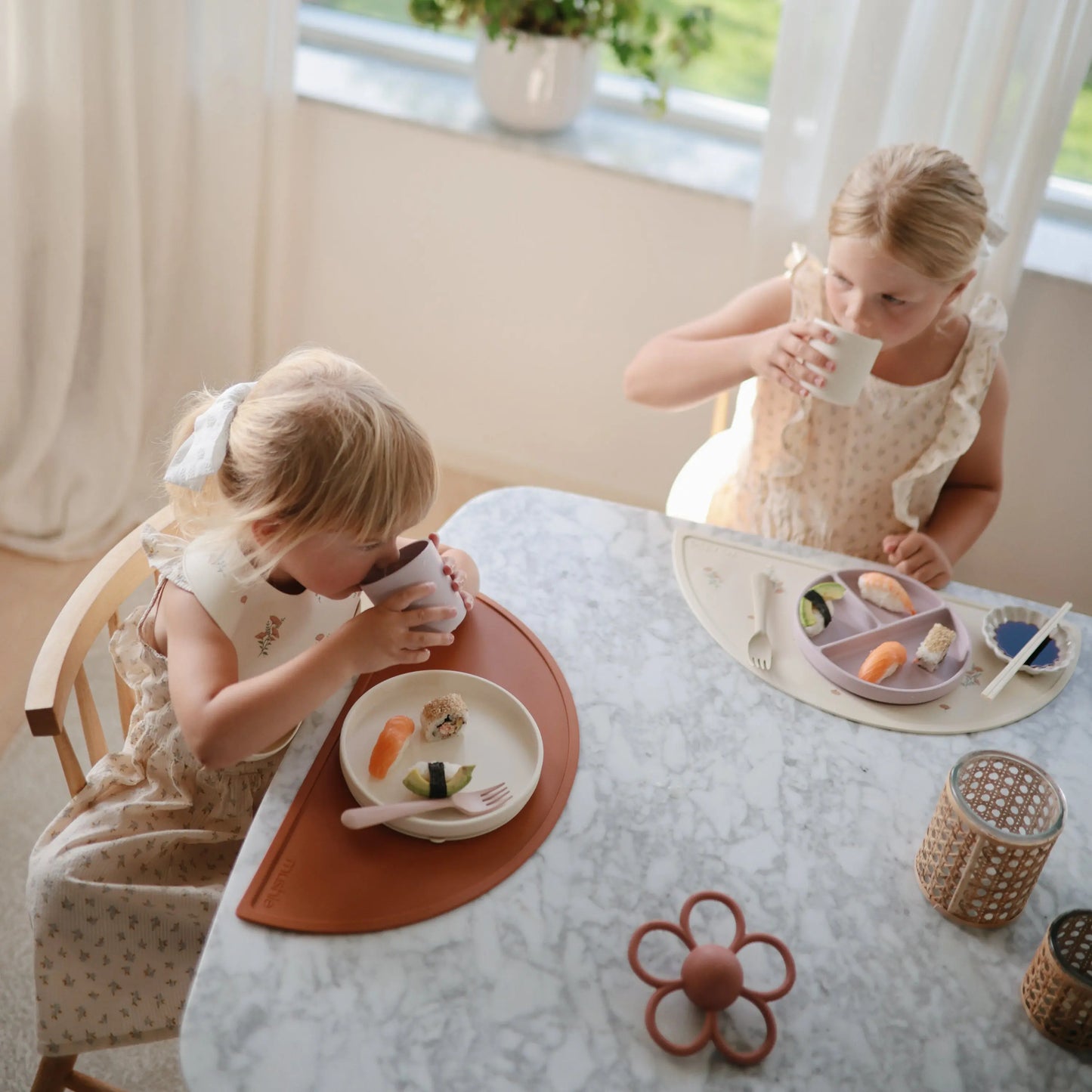 Silicone Placemat for Kids Durable and Easy to Clean Food Grade Silicone Stylish Design Mushie