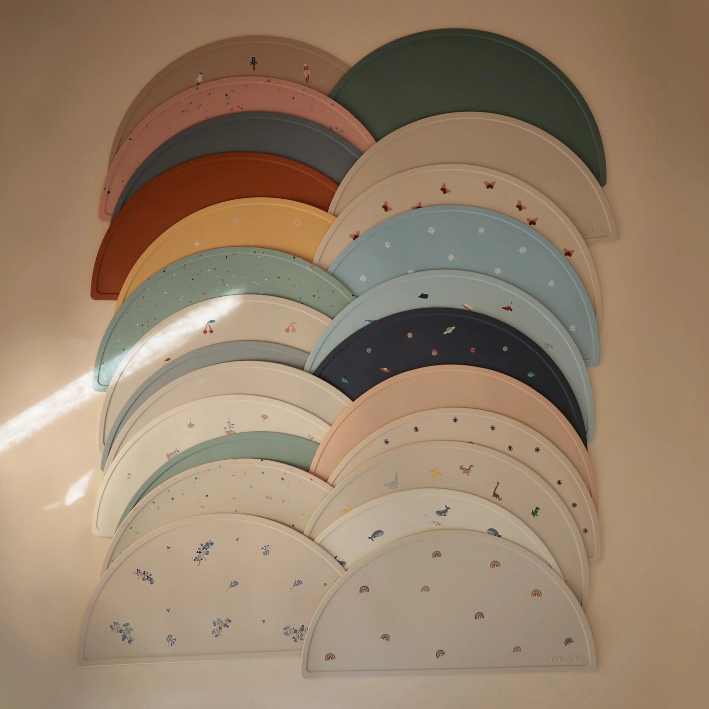 Silicone Placemat for Kids Durable and Easy to Clean Food Grade Silicone Stylish Design Mushie