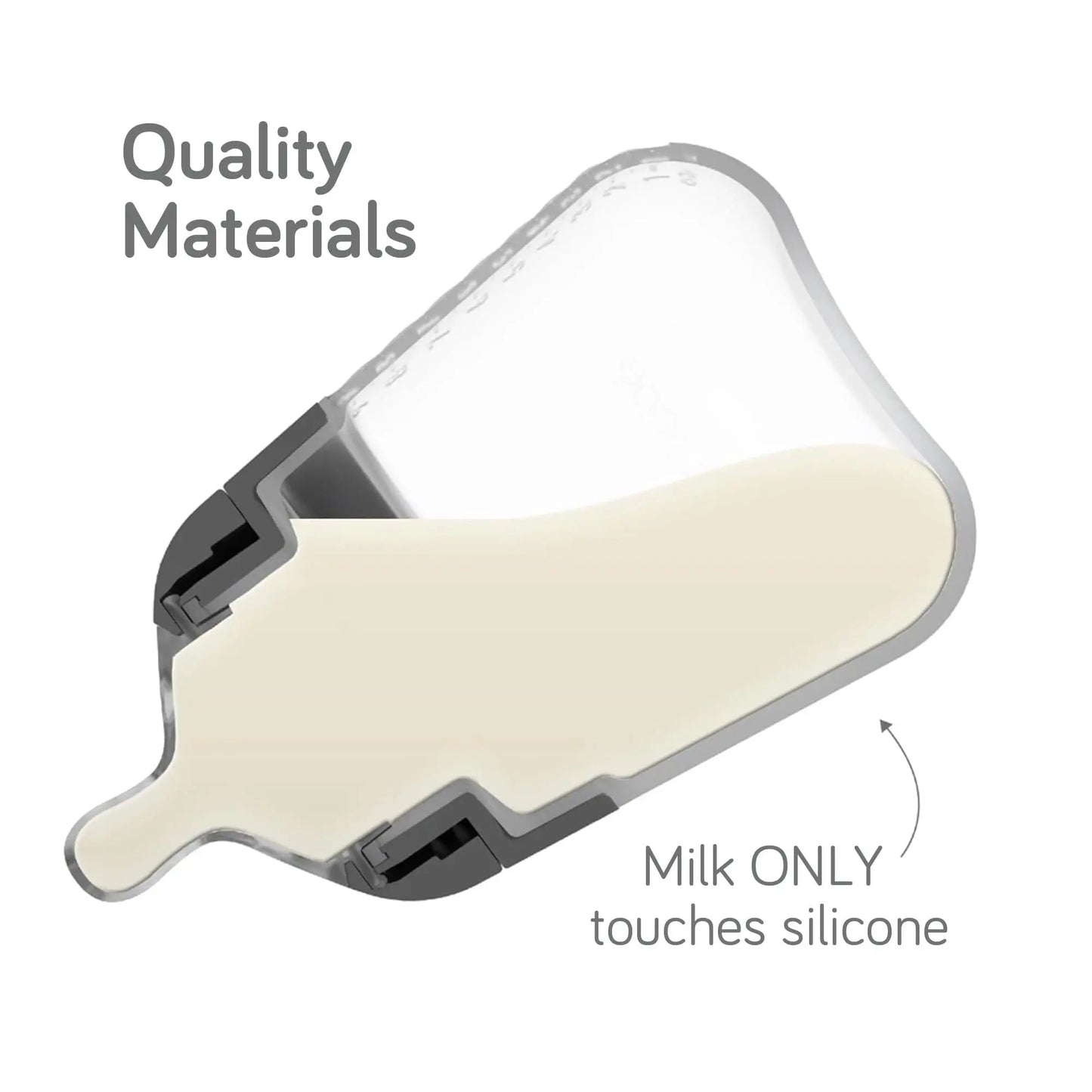 5oz Flexy Silicone Baby Bottle Nanobébé
