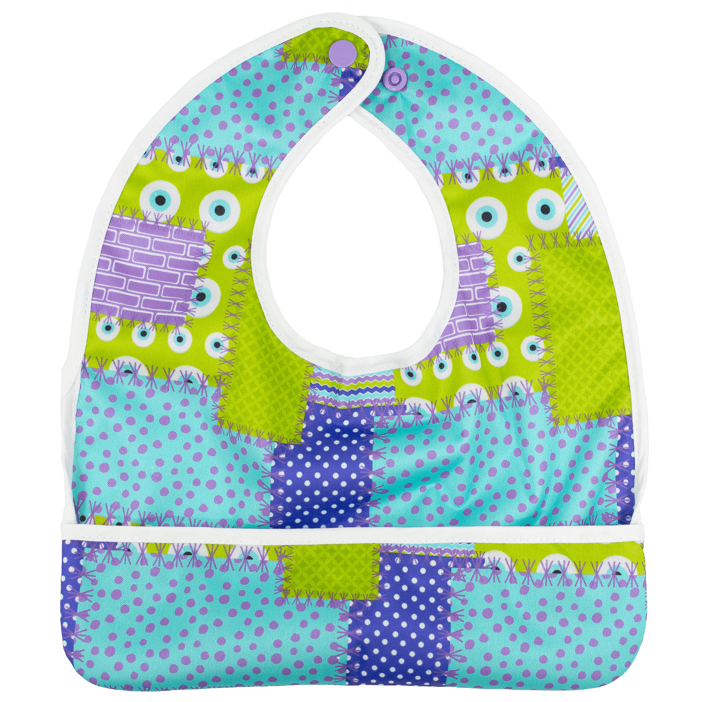 Flip Pocket Bib With Water Resistant Design And Easy Clean Features Texas Tushies