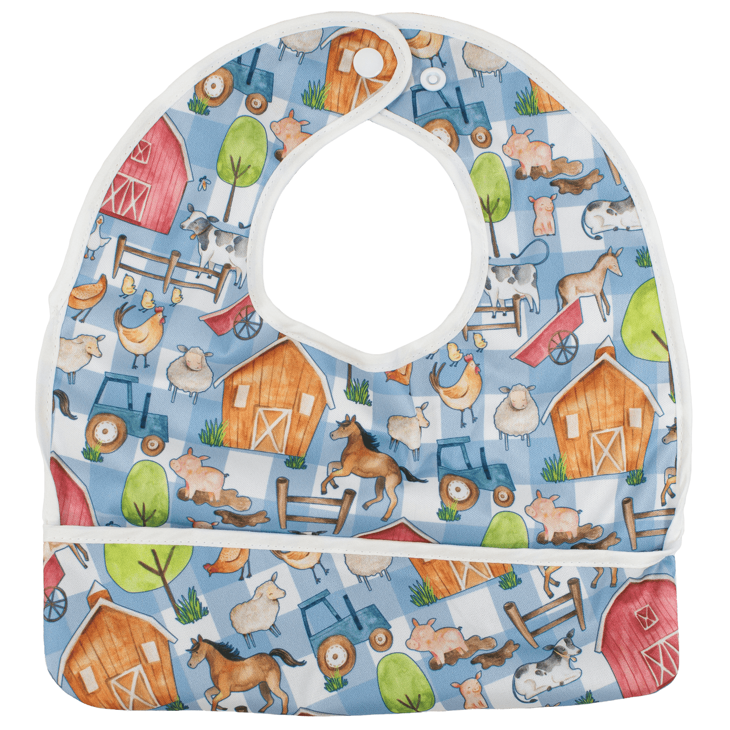 Flip Pocket Bib With Water Resistant Design And Easy Clean Features Texas Tushies