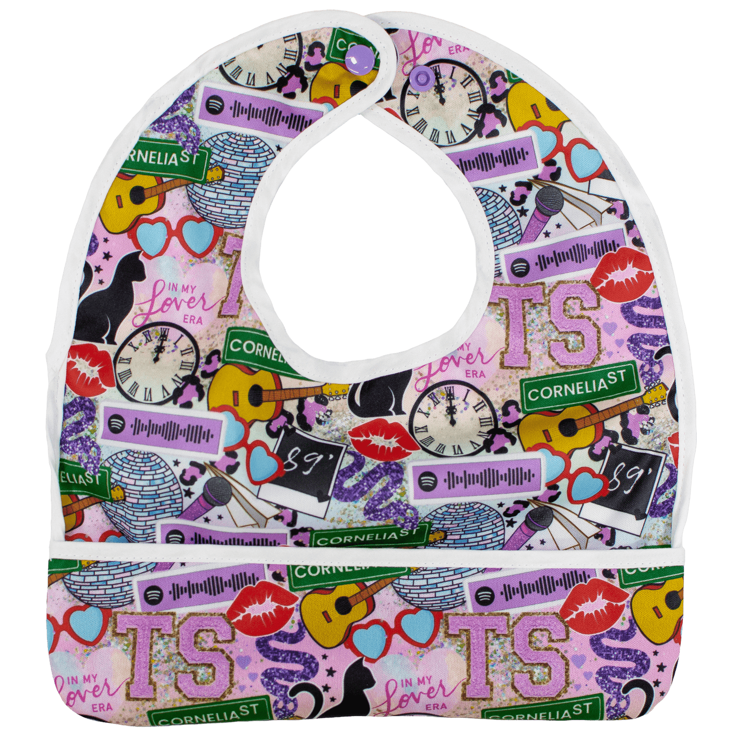 Flip Pocket Bib With Water Resistant Design And Easy Clean Features Texas Tushies