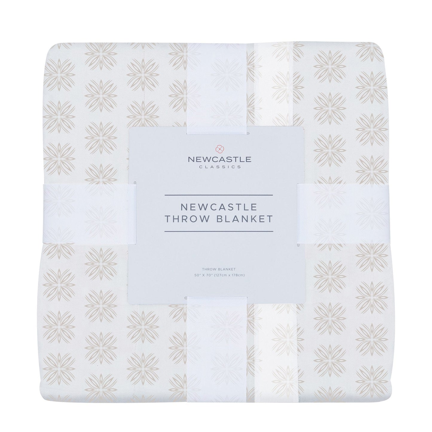 Flower Child Cotton Newcastle Throw Blanket 100 Percent Natural Cotton 50 Inch X 70 Inch Newcastle Classics