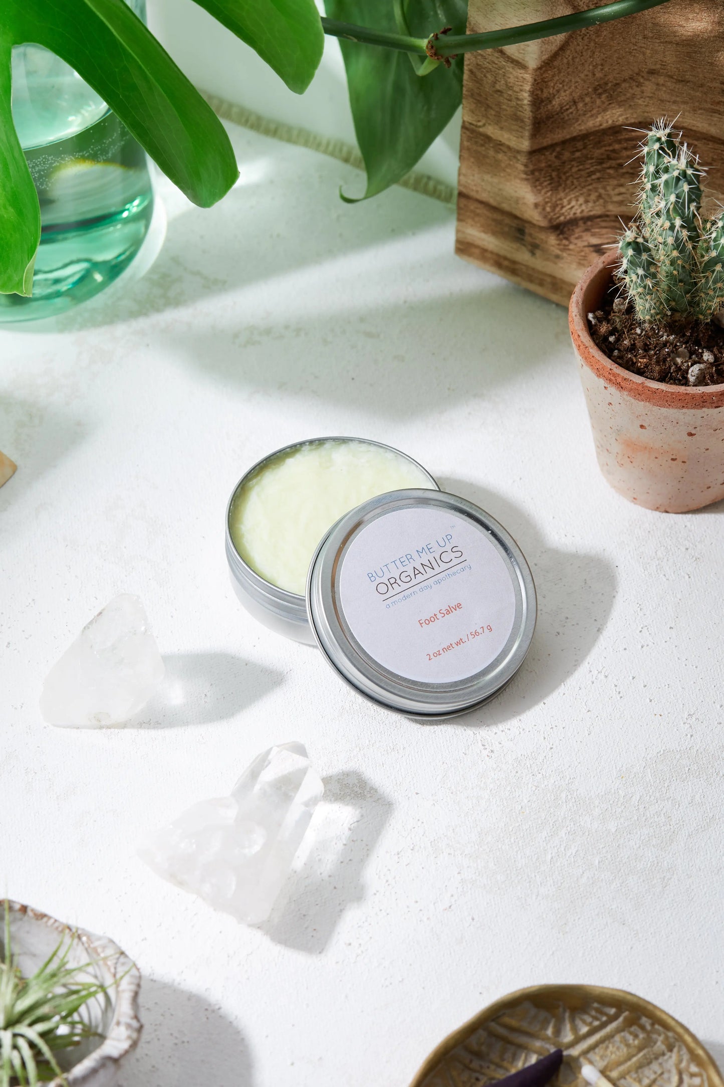 Foot Salve For Dry Cracked Feet And Heels Nourishing Foot Butter With Shea Butter And Coconut Oil Butter Me Up Organics