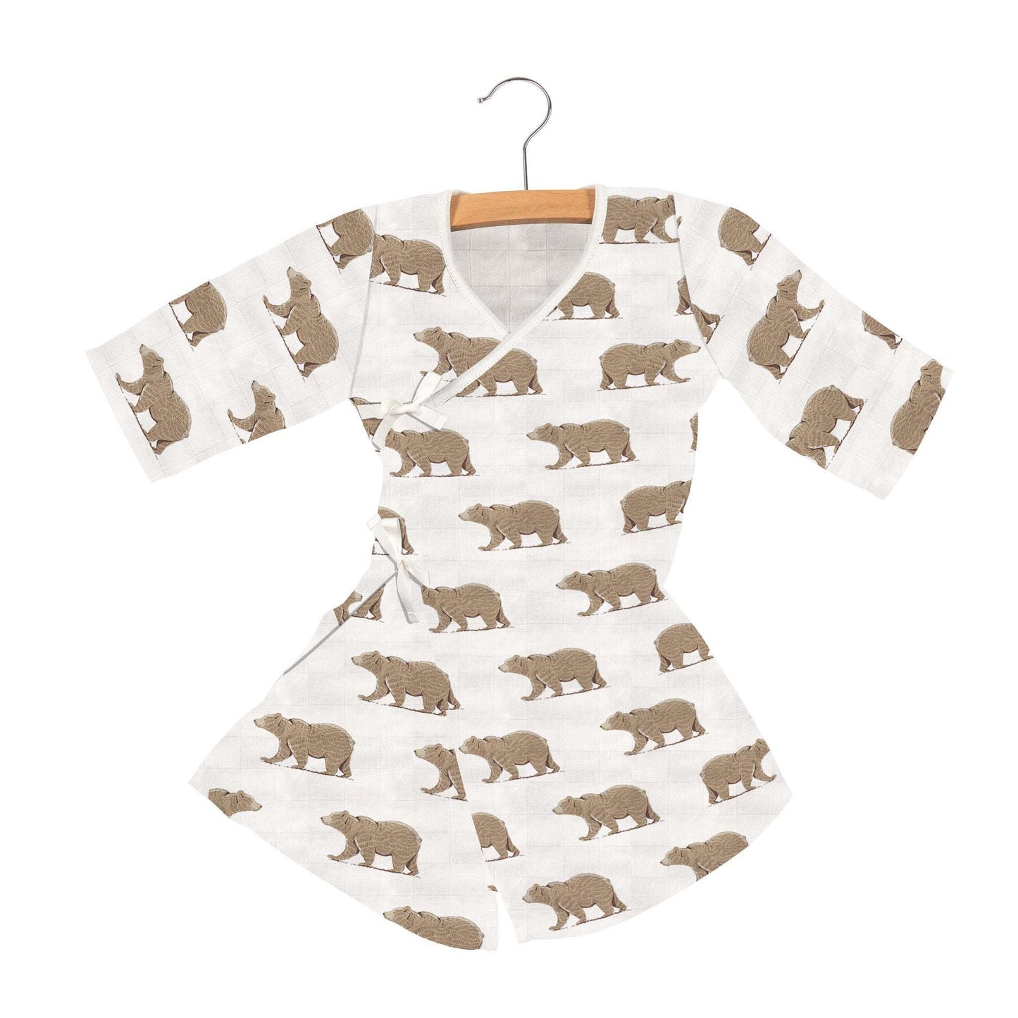 Goodnight Bear Bamboo Newcastle Mini Robe for Kids Newcastle Classics