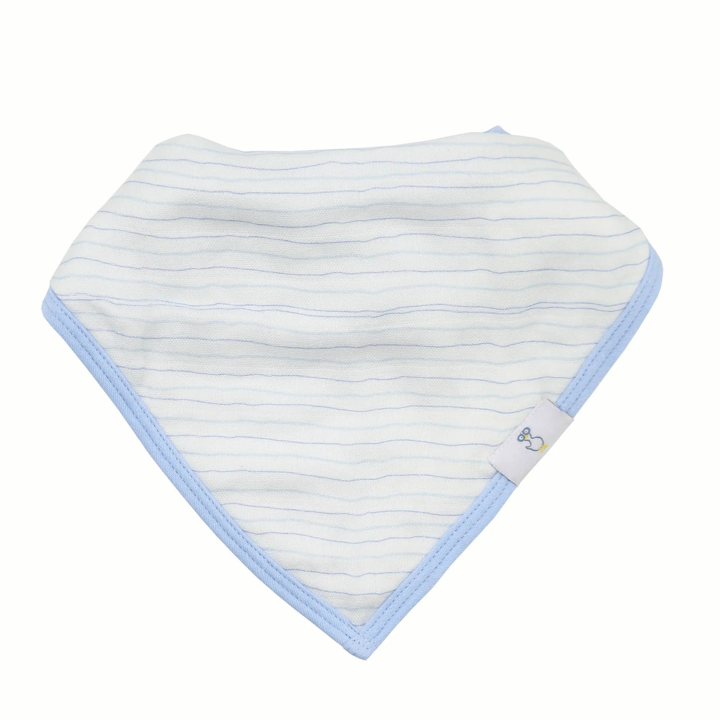 Popsicle And Stripes Blue 2 Pack Muslin And Terry Cloth Bib Set Goosewaddle® | Newborn Baby Blankets Toys Teethers Bibs & More