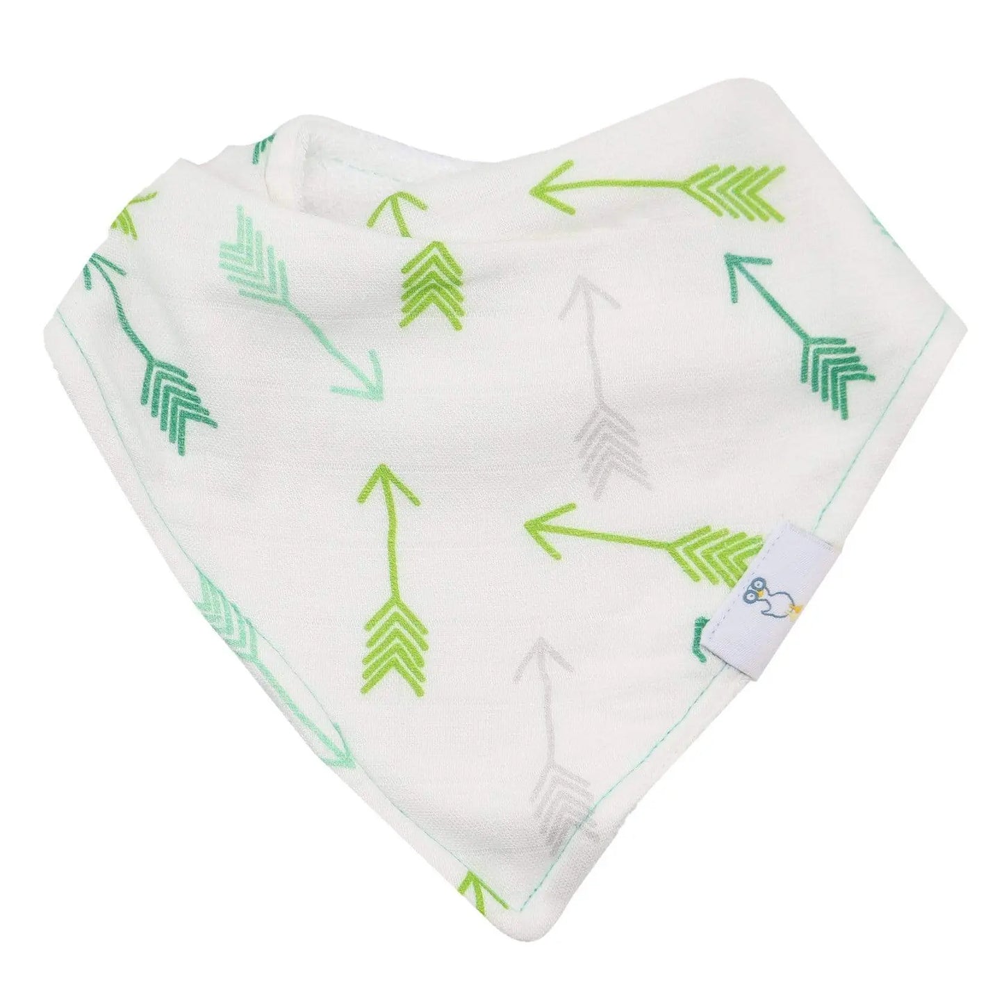Brother and Arrows 2 Pack Muslin and Terry Cloth Bib Set for Babies Goosewaddle® | Newborn Baby Blankets Toys Teethers Bibs & More
