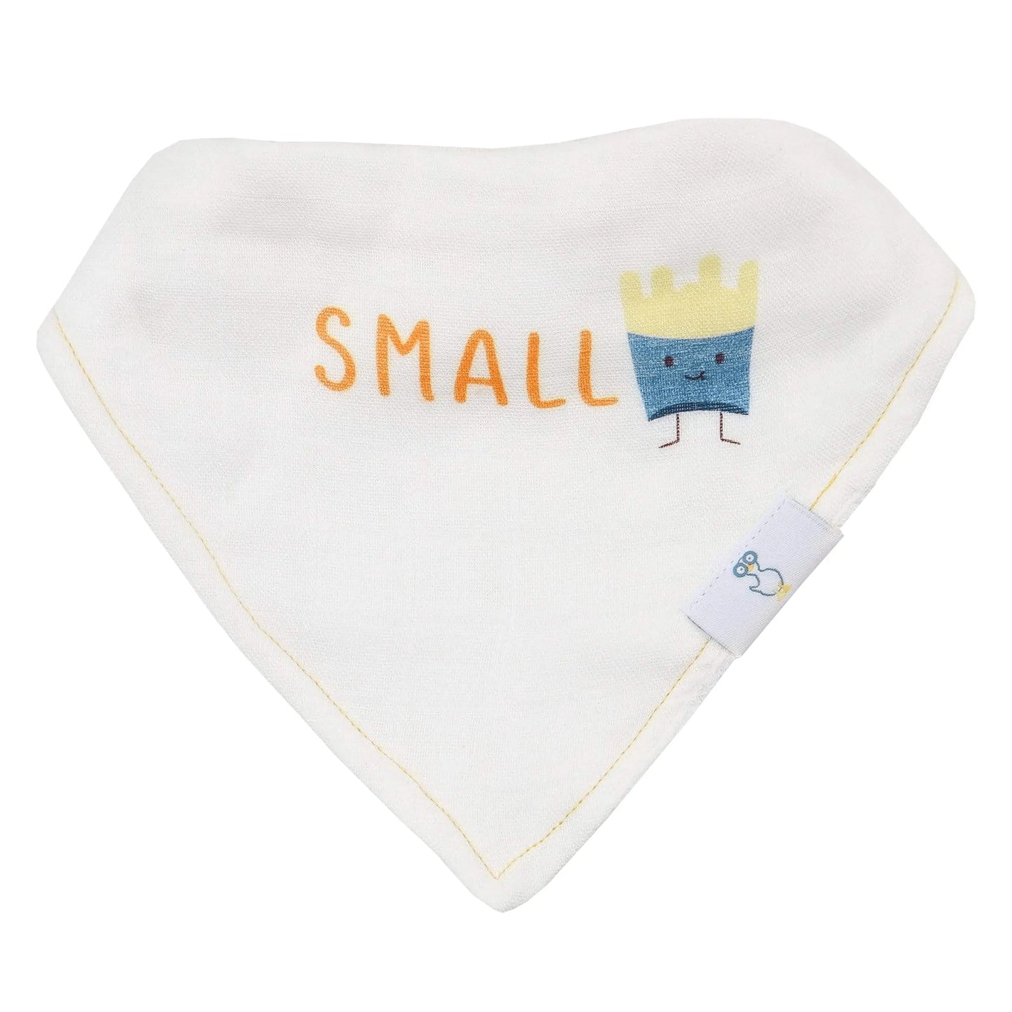 Small Fry and Burgers and Fries 2 Pack Muslin and Terry Cloth Bib Set for Babies Goosewaddle® | Newborn Baby Blankets Toys Teethers Bibs & More