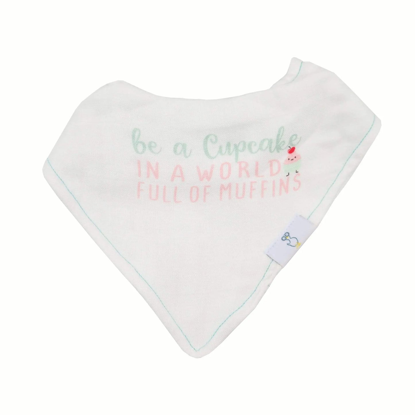Muffin And Cupcake Two Pack Muslin And Terry Cloth Bib Set Goosewaddle® | Newborn Baby Blankets Toys Teethers Bibs & More
