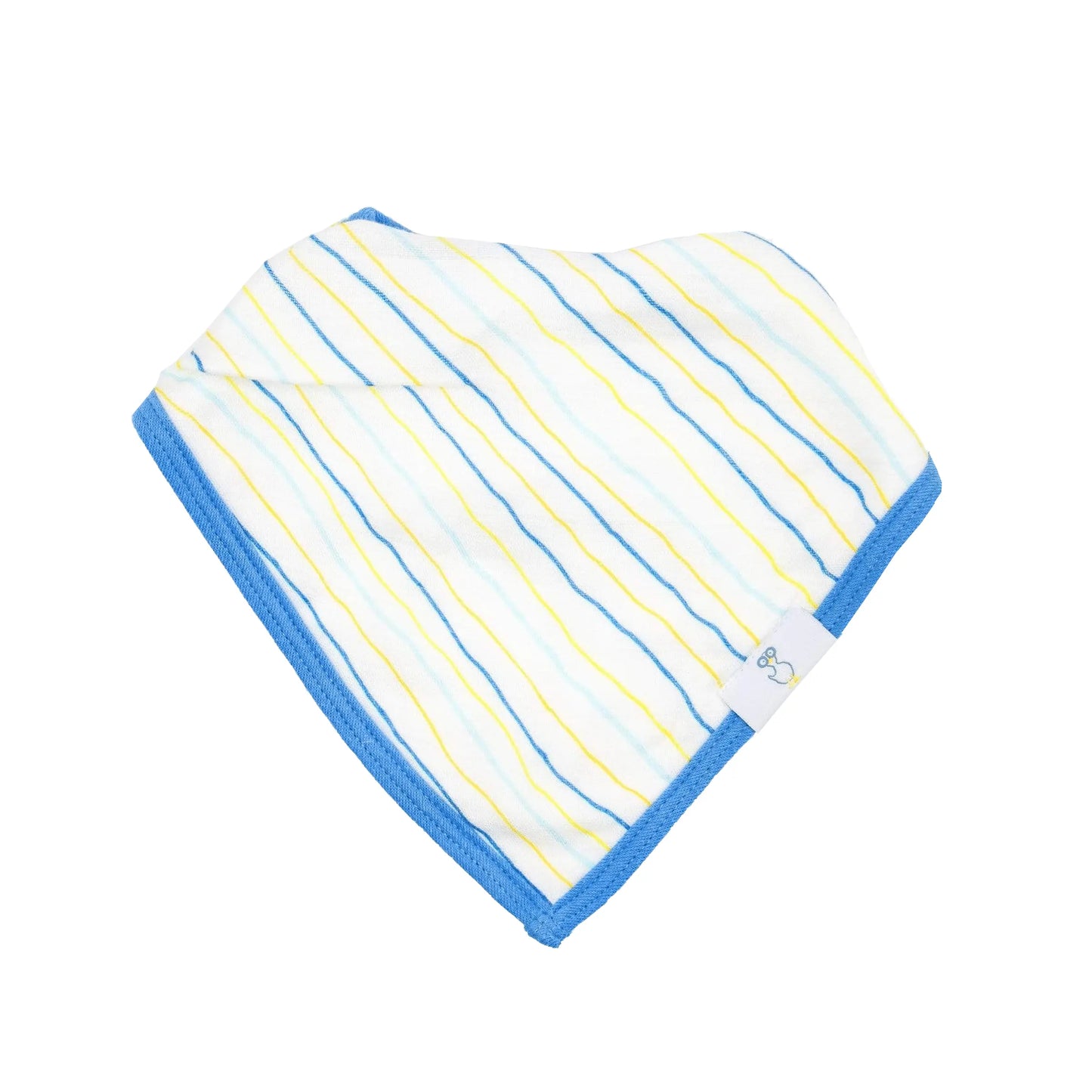 Stripes and Rain Drops 2 Pack Muslin and Terry Cloth Bib Set for Babies Goosewaddle® | Newborn Baby Blankets Toys Teethers Bibs & More