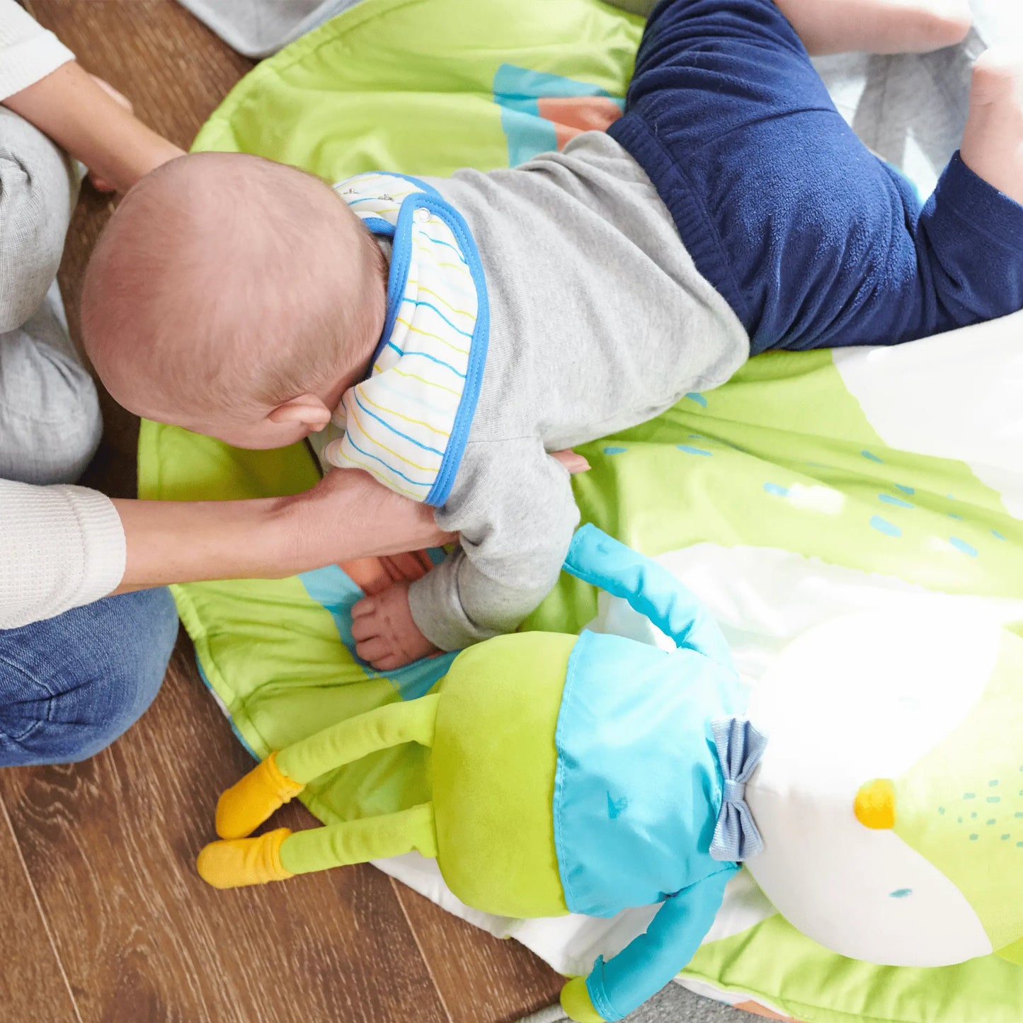 Fox Stroller Blanket Soft Cozy Whimsical Design with Colorful Bubbles Goosewaddle® | Newborn Baby Blankets Toys Teethers Bibs & More