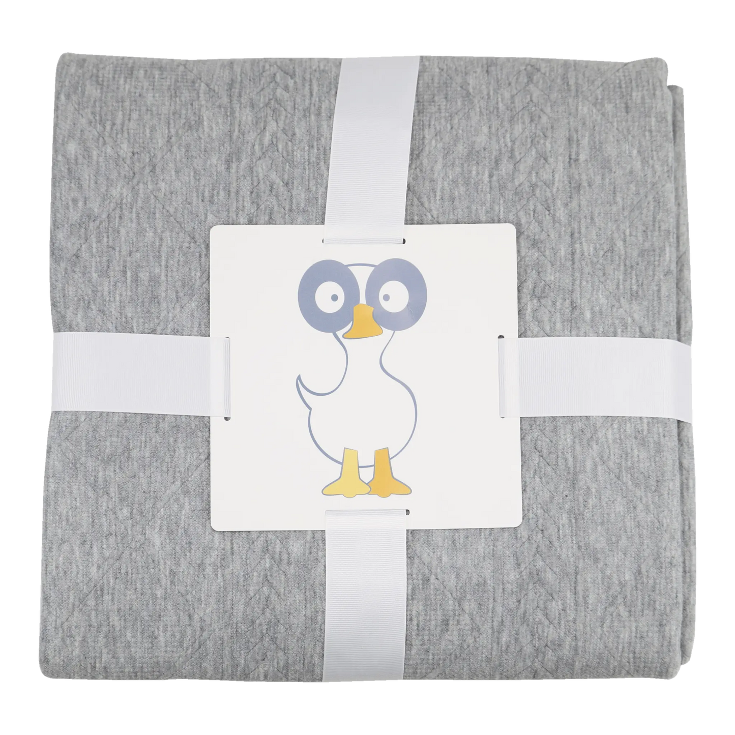 Mommy And Me Knit Blanket Set Gray Cozy Soft Matching Throw 50 Inch By 60 Inch Goosewaddle® | Newborn Baby Blankets Toys Teethers Bibs & More