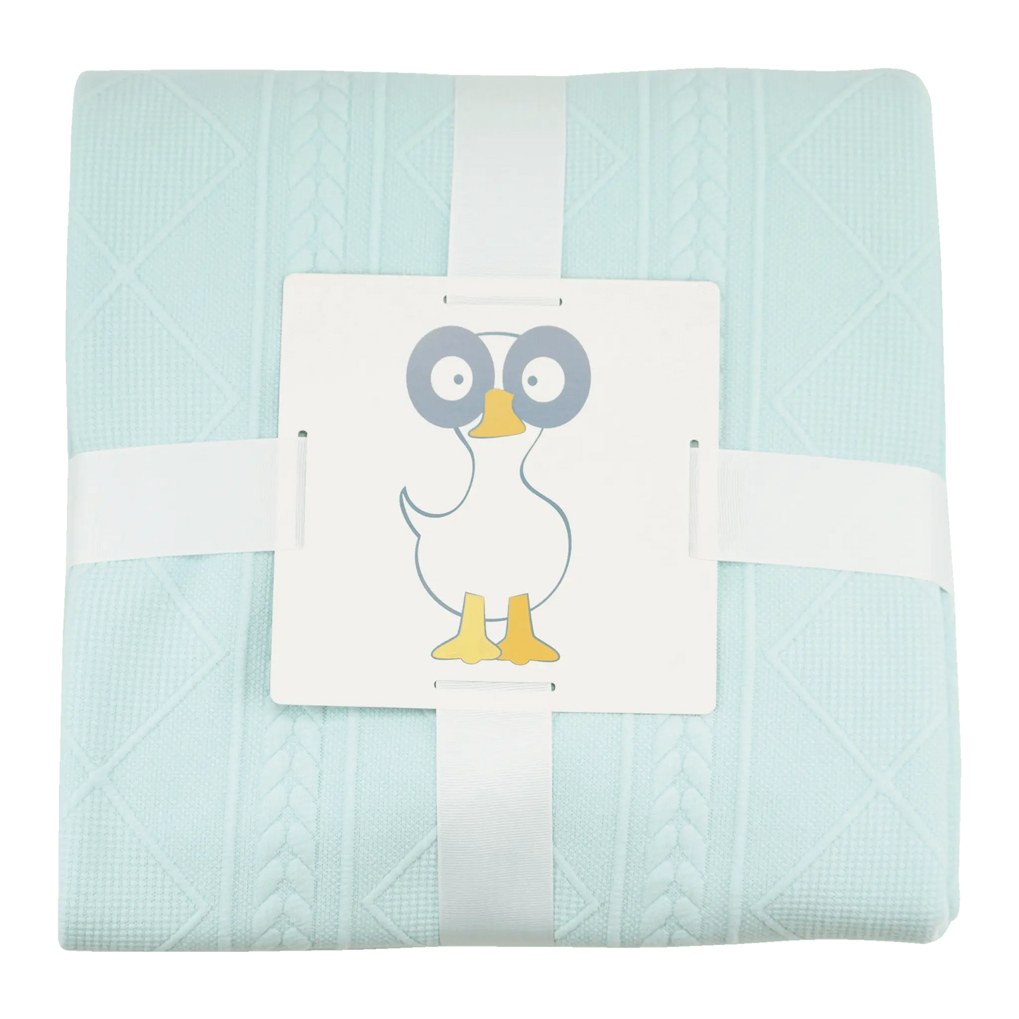 Mommy And Me Knit Blanket Set Mint Cozy Soft Fall Snuggle 50x60 30x40 Goosewaddle® | Newborn Baby Blankets Toys Teethers Bibs & More