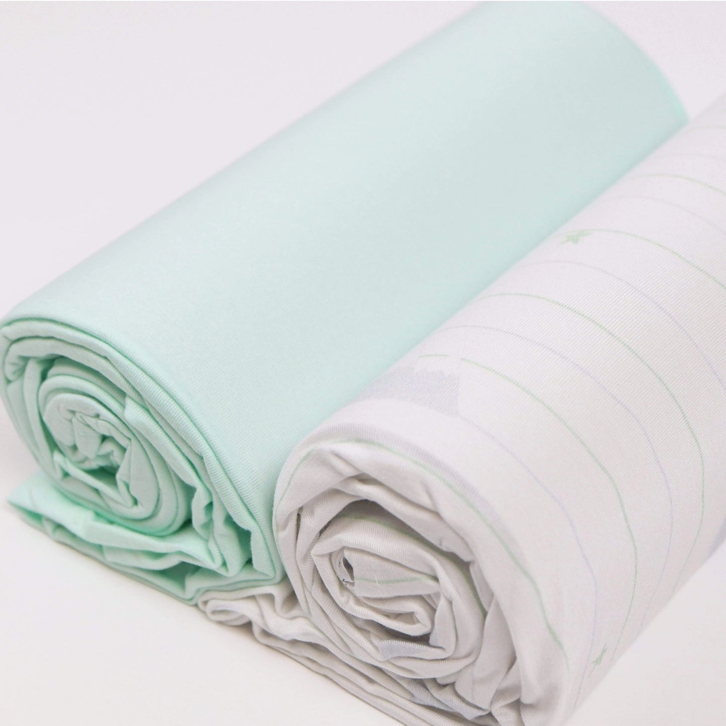 Mountain And Mint 2 Pack Swaddle Blanket For Baby Soft Stretchy Breathable Fabric 47 Inch By 47 Inch.