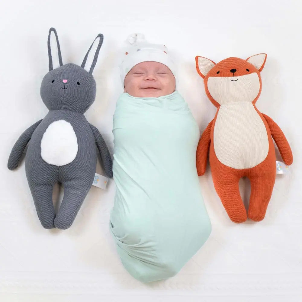 Mountain And Mint 2 Pack Swaddle Blanket For Baby Soft Stretchy Breathable Fabric 47 Inch By 47 Inch.