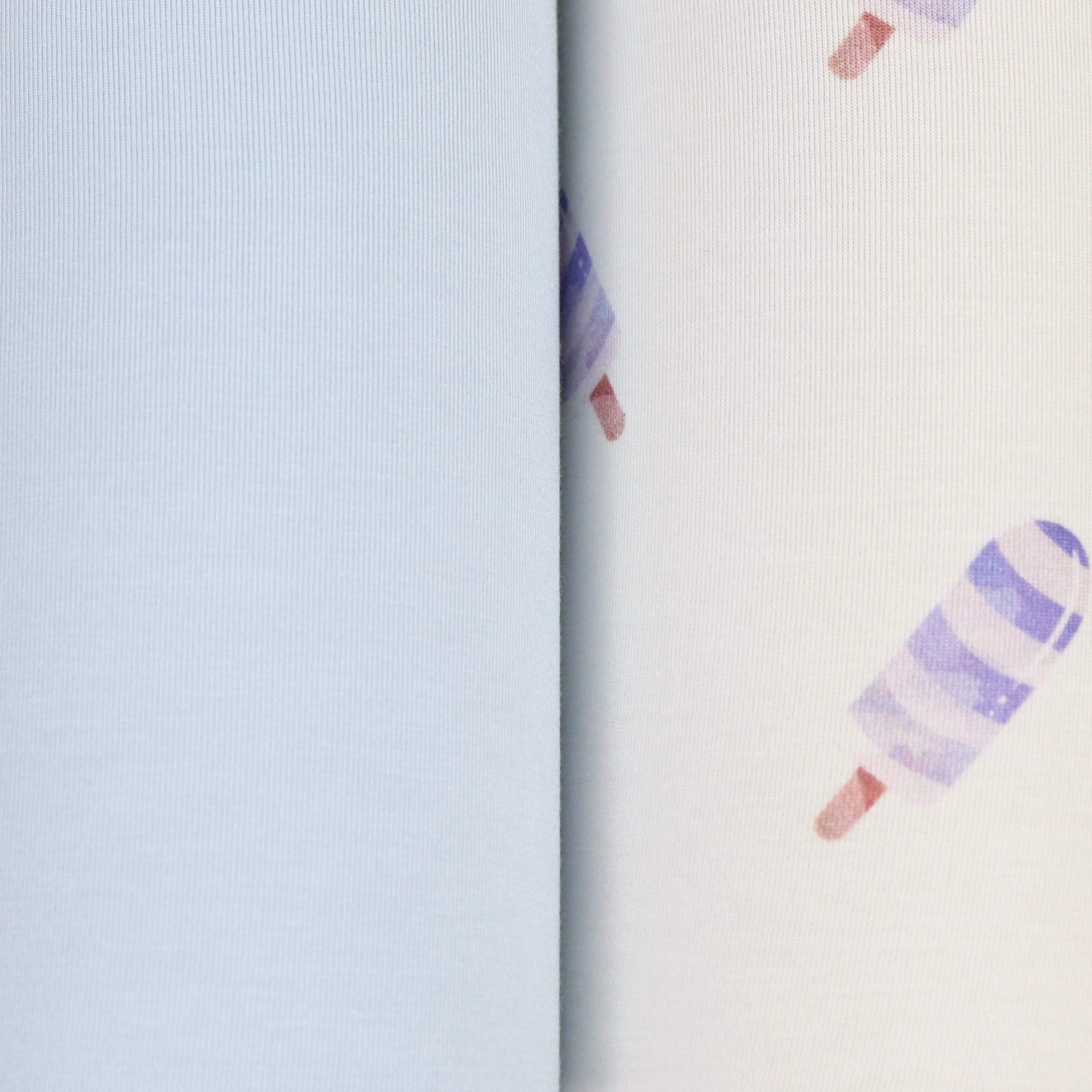 Blue Popsicle and Blue 2 Pack Swaddle Blanket for Infants and Toddlers.