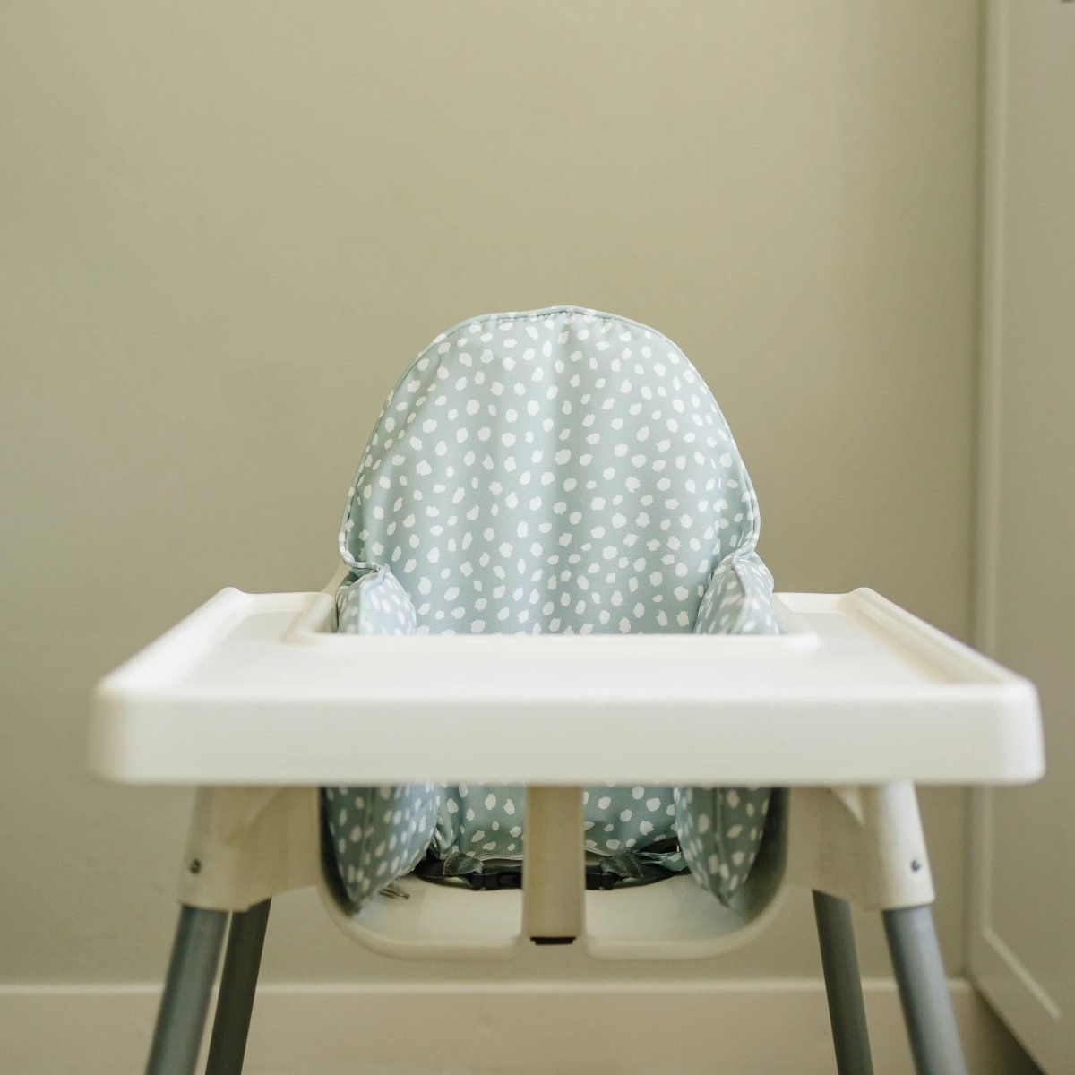 Little Joy Co. Green Dots Cushion Cover for IKEA Antilop Highchair - Everetts Place Boutique -