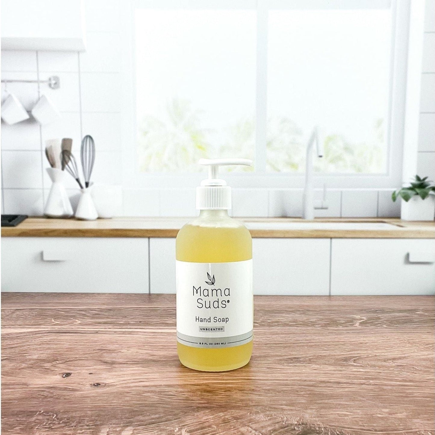 Natural Hand Soap with Olive Oil and Lemon Essential Oils MamaSuds
