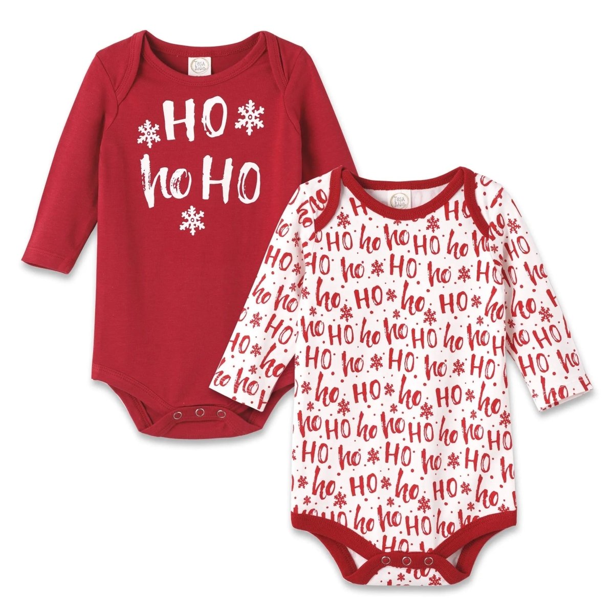 Tesa Babe Ho Ho Ho Christmas 2 Pack Ultra Soft Bodysuits for Babies - Everetts Place Boutique -