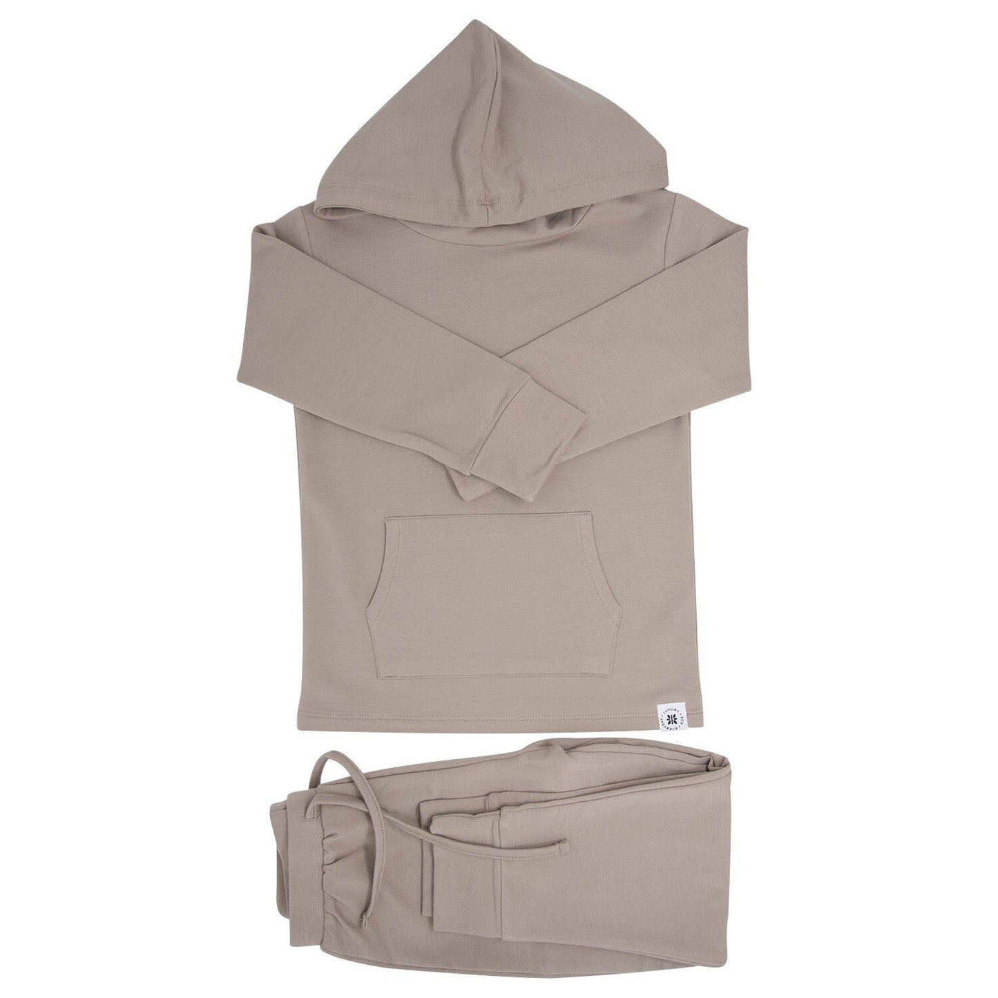 Sweet Bamboo Kids Hooded Jogger Set Luxaboo French Terry Sweet Bamboo Everetts Place: Online Boutique