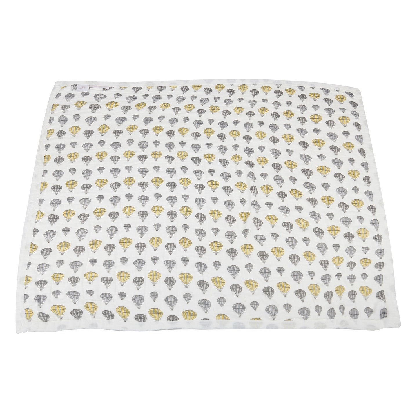 Hot Air Balloon And Northern Star Bamboo Muslin Blanket 47 Inch x 47 Inch Soft Breathable Cuddle Blanket Newcastle Classics