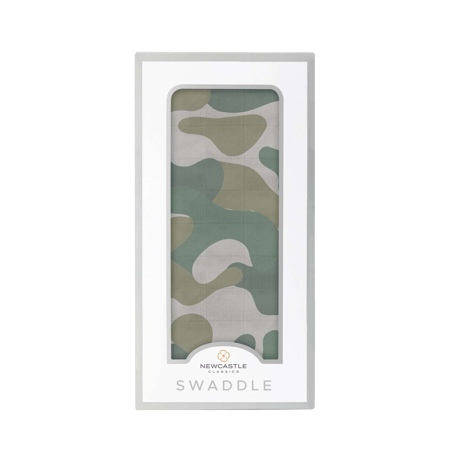 Hunters Camo Swaddle Soft Bamboo Muslin Multi Use Blanket Newcastle Classics