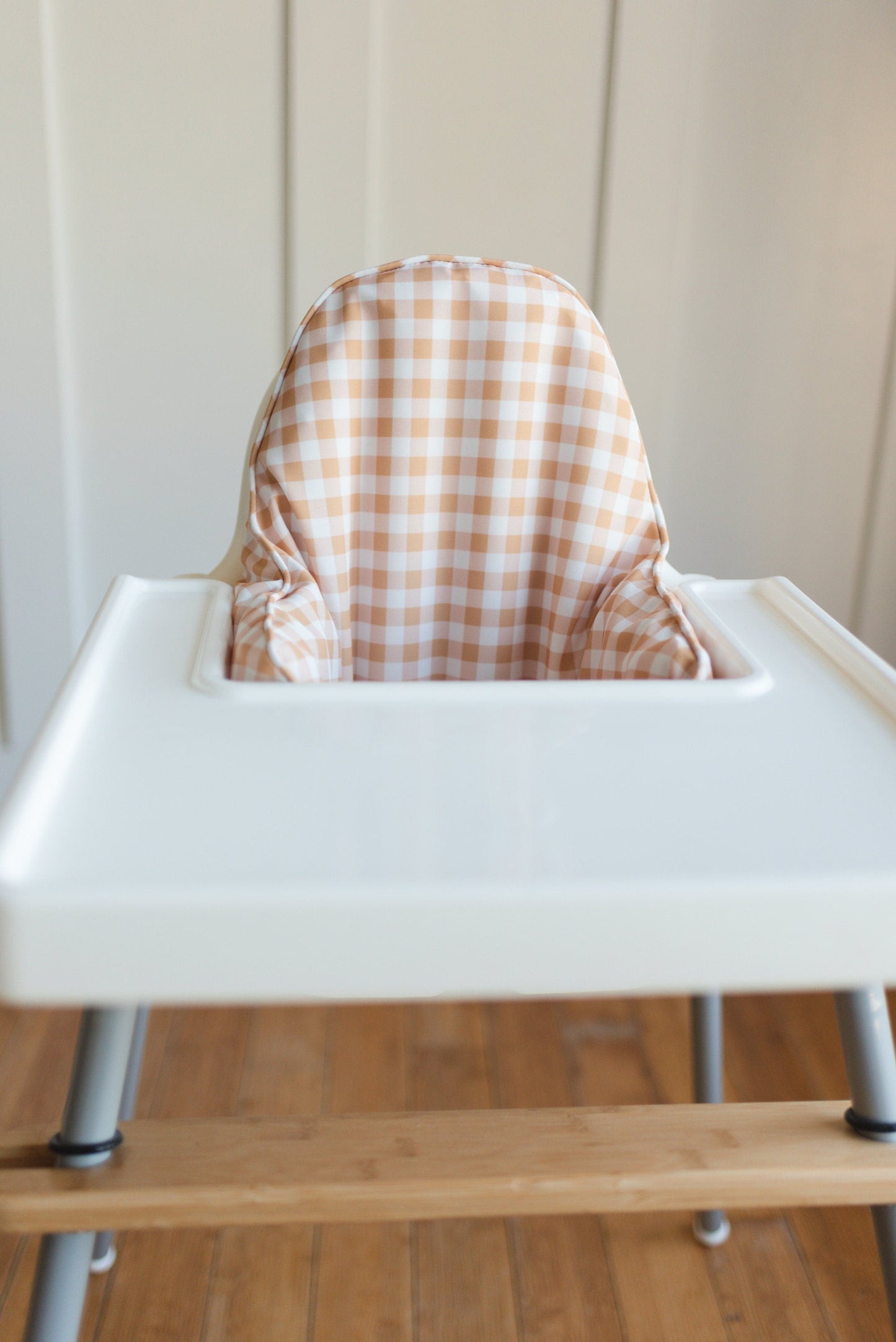 Yellow Gingham Cushion Cover for IKEA Antilop Highchair Little Joy Co. Everetts Place: Online Boutique