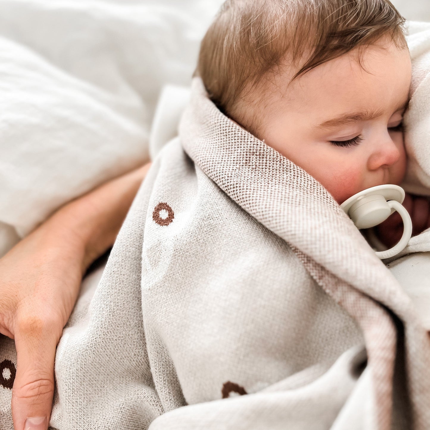 100 Percent Cotton Luxury Knit Car Swaddle Blanket - Everetts Place: Online Boutique