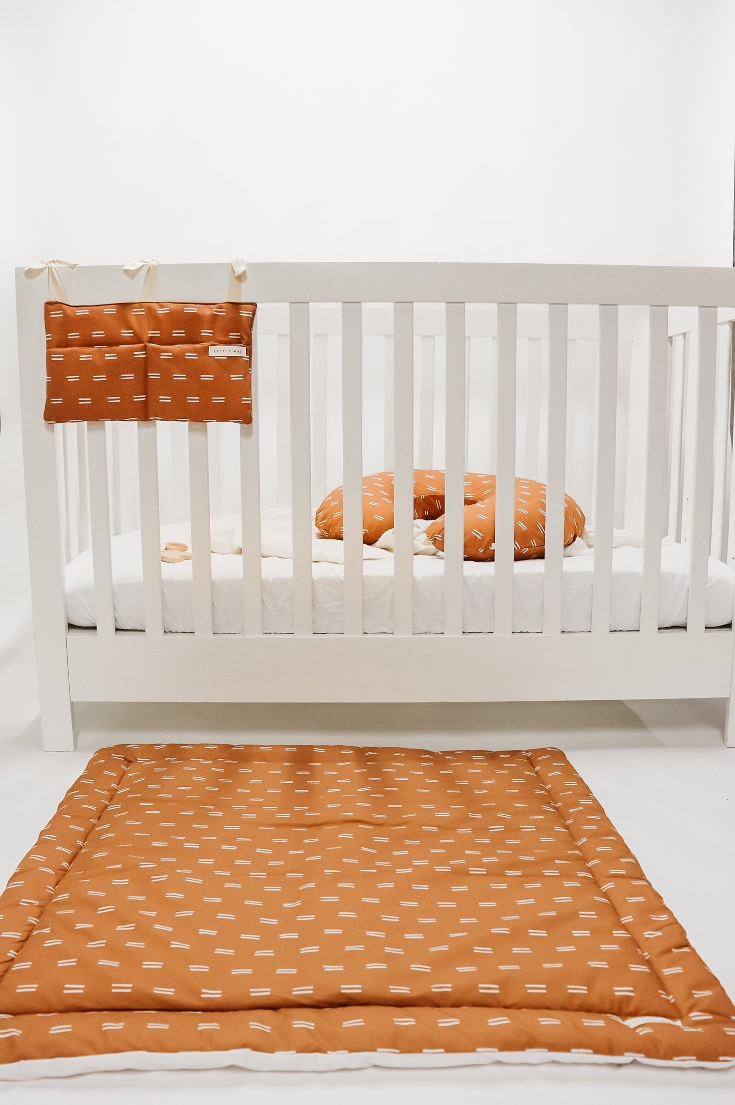 Clay Crib Organizer by Little Mae Co for Nurseries and More Little Mae & Co Everetts Place: Online Boutique