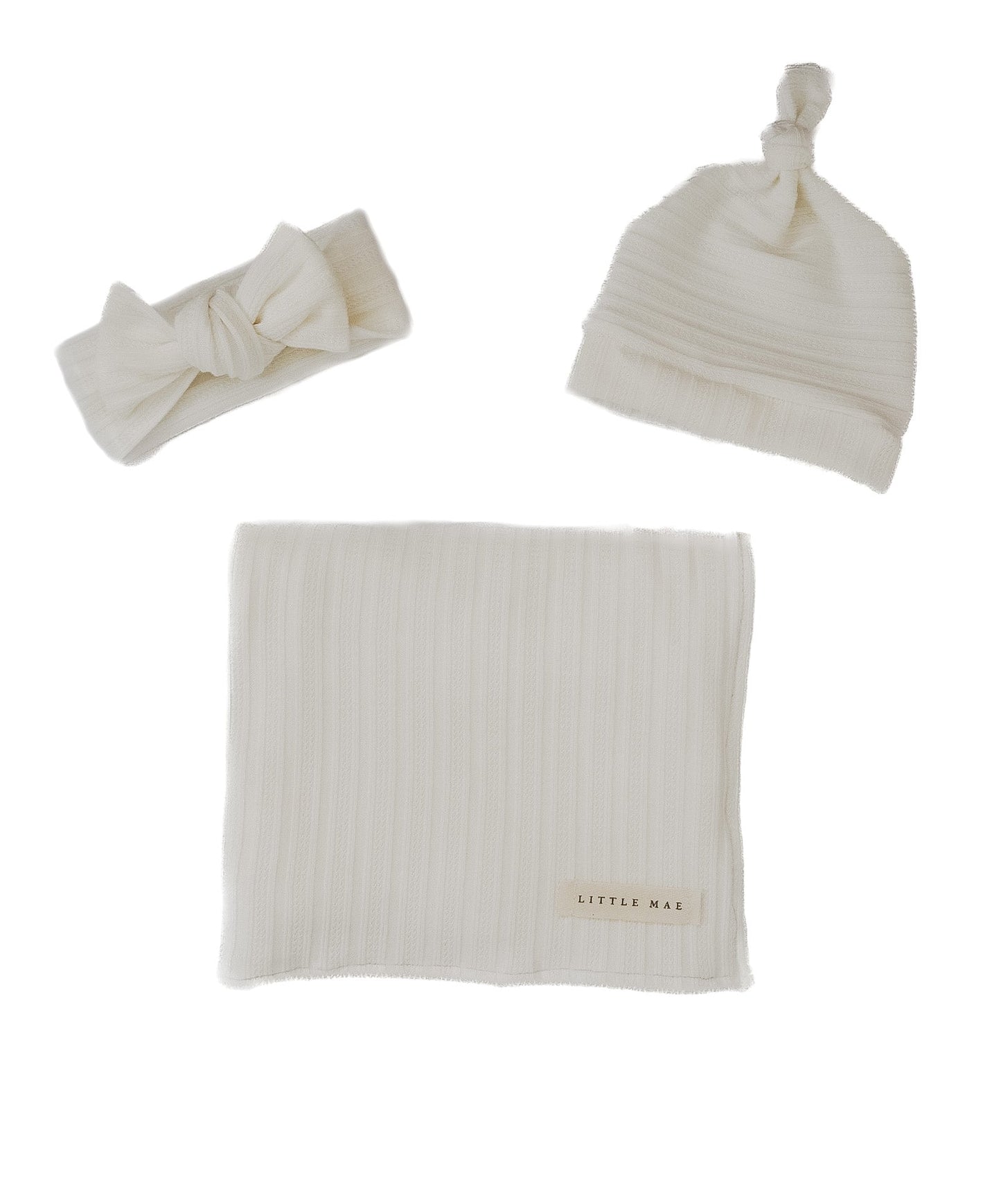 Cloud Knit Pointelle Stretch Swaddle Blanket For Newborns Little Mae & Co Everetts Place: Online Boutique